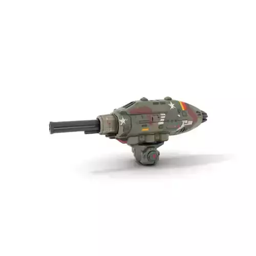 Advanced Camouflaged Turret Weapon Model Pack