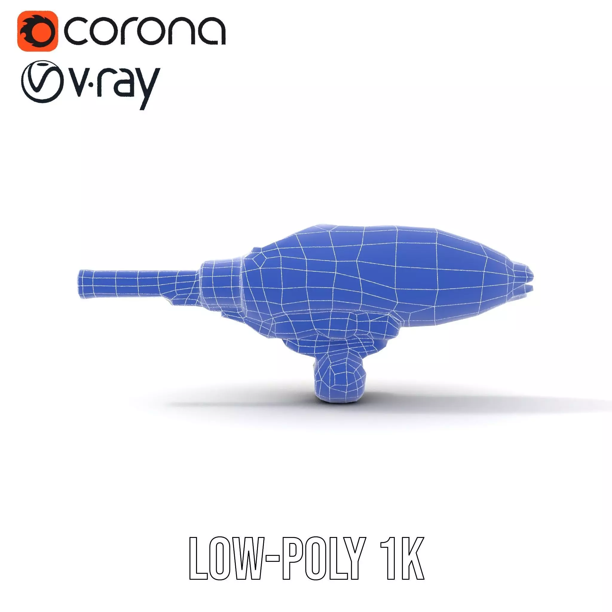 Advanced Camouflaged Turret Weapon Model Pack Low-poly 3D model_20