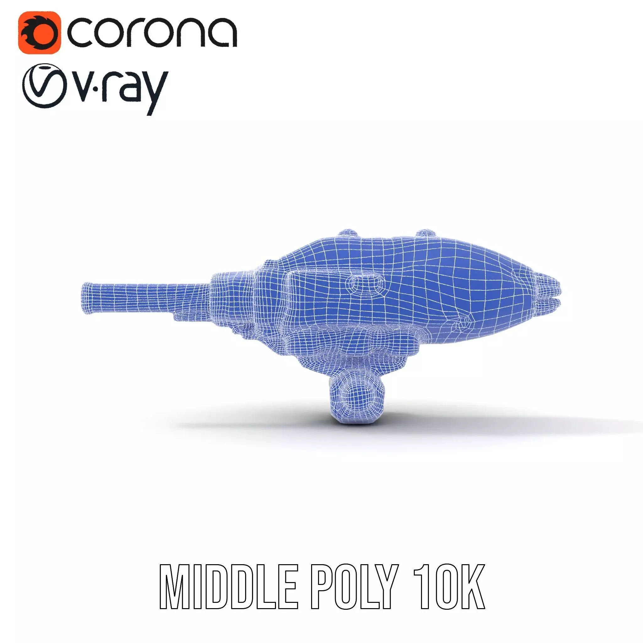 Advanced Camouflaged Turret Weapon Model Pack Low-poly 3D model_27