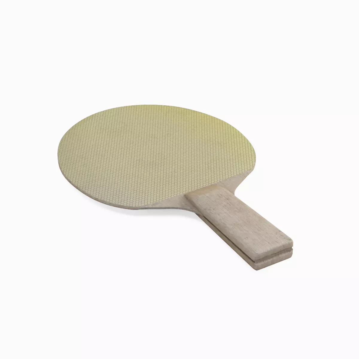 Table Tennis Racket 03 Low-poly 3D model_3