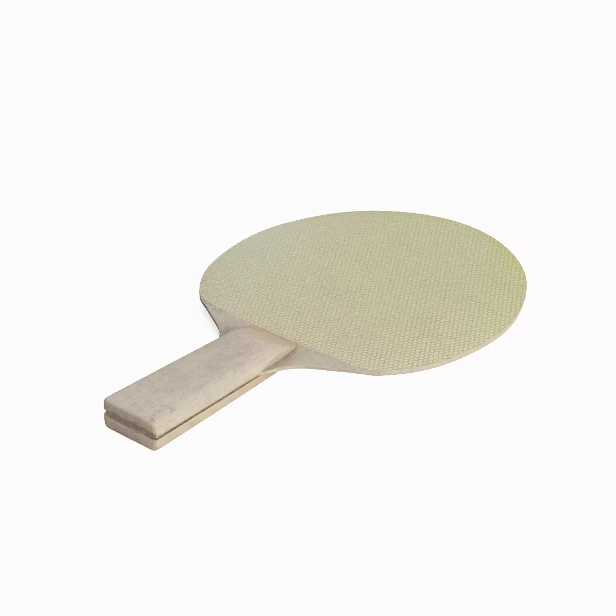 Table Tennis Racket 03 Low-poly 3D model_1