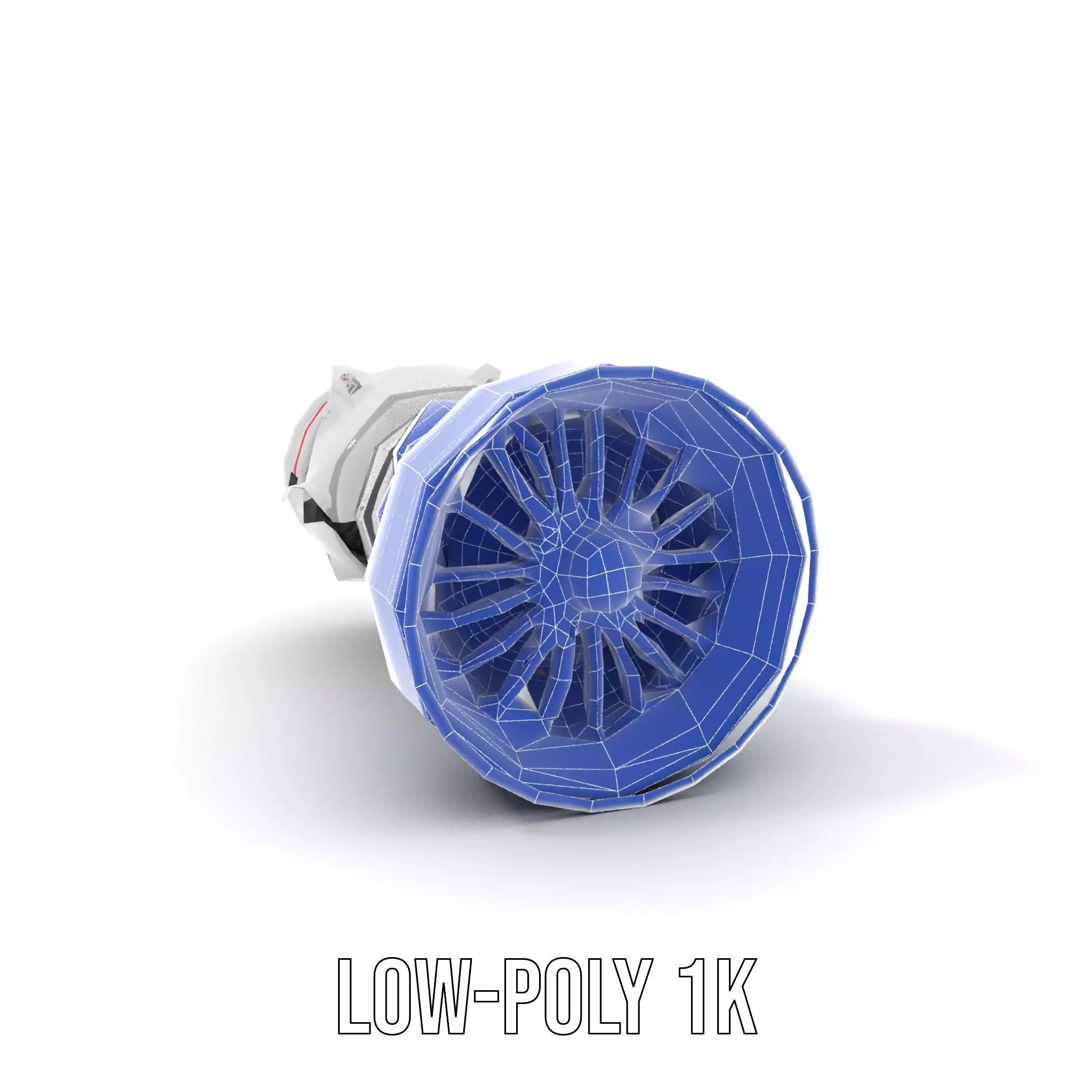 Advanced Jet Engine Model Pack Detailed Turbine Design Low-poly 3D model_20