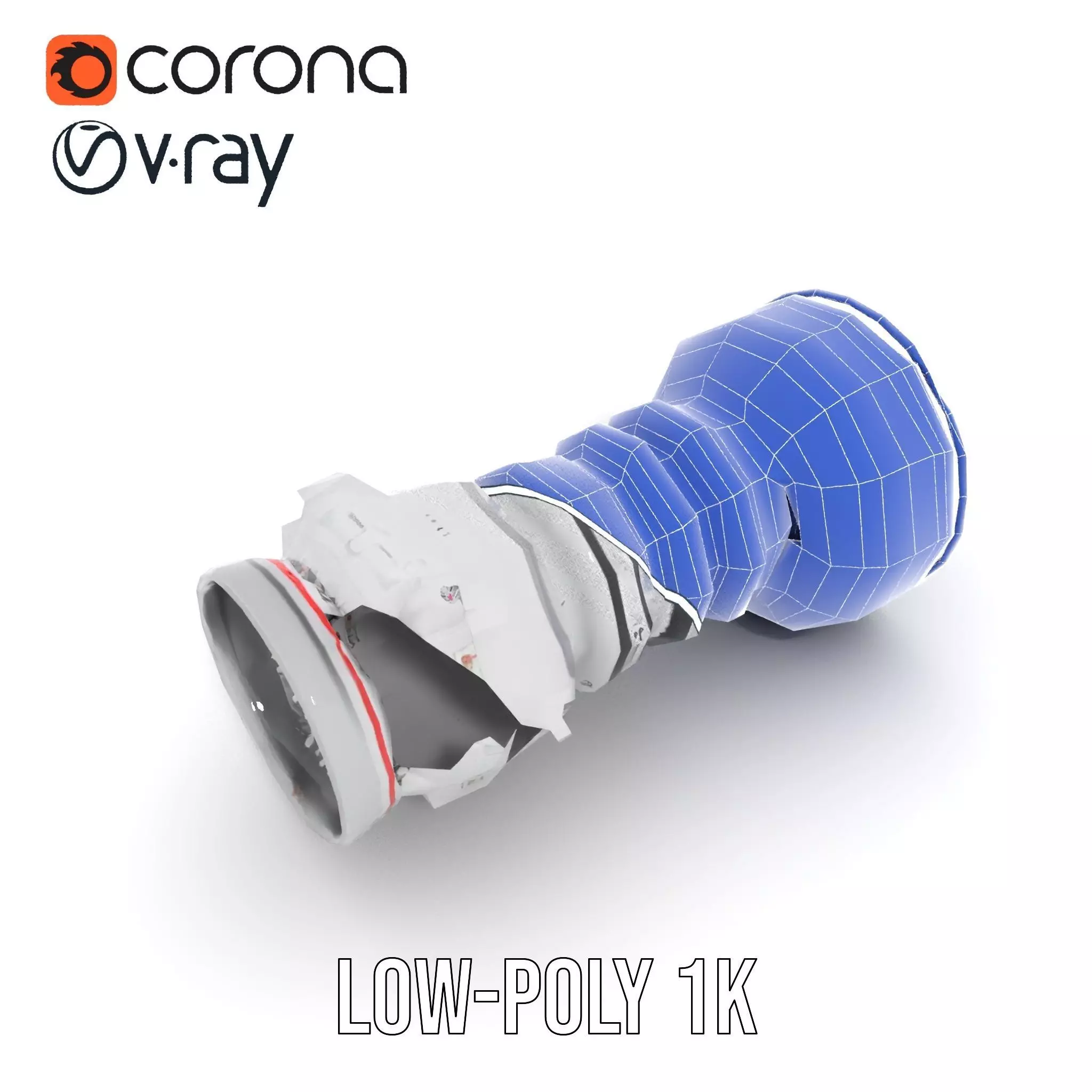 Advanced Jet Engine Model Pack Detailed Turbine Design Low-poly 3D model_31