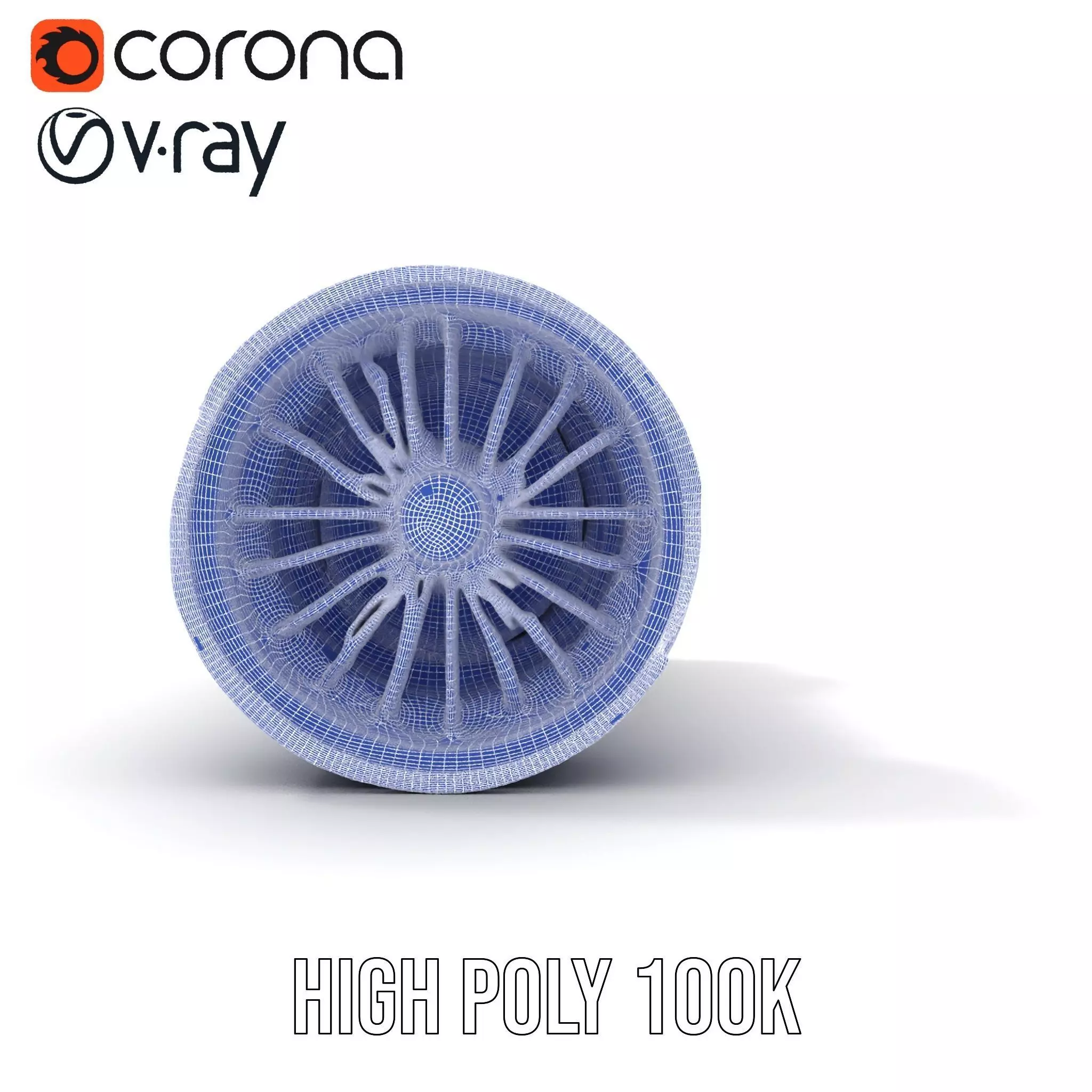 Advanced Jet Engine Model Pack Detailed Turbine Design Low-poly 3D model_34