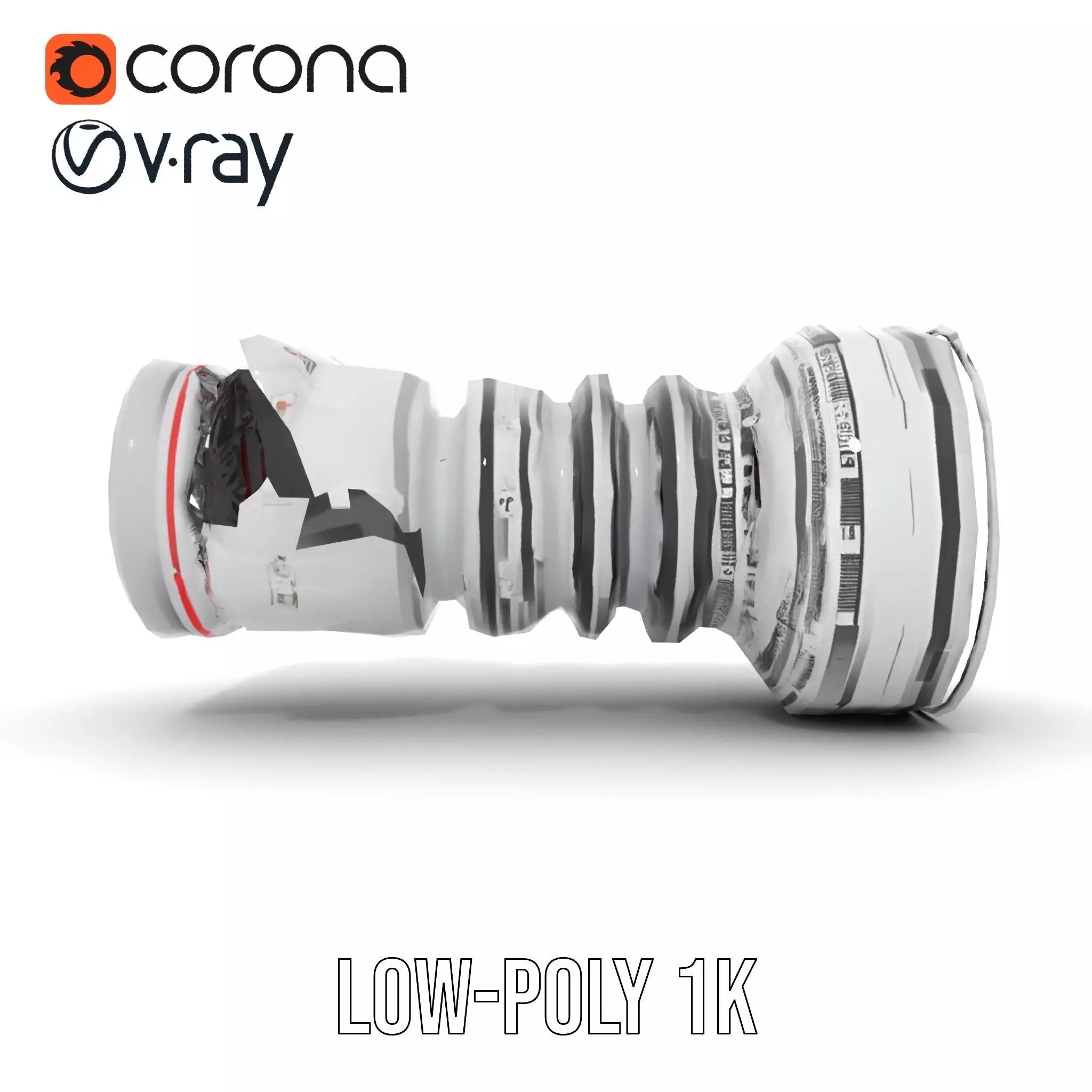 Advanced Jet Engine Model Pack Detailed Turbine Design Low-poly 3D model_13