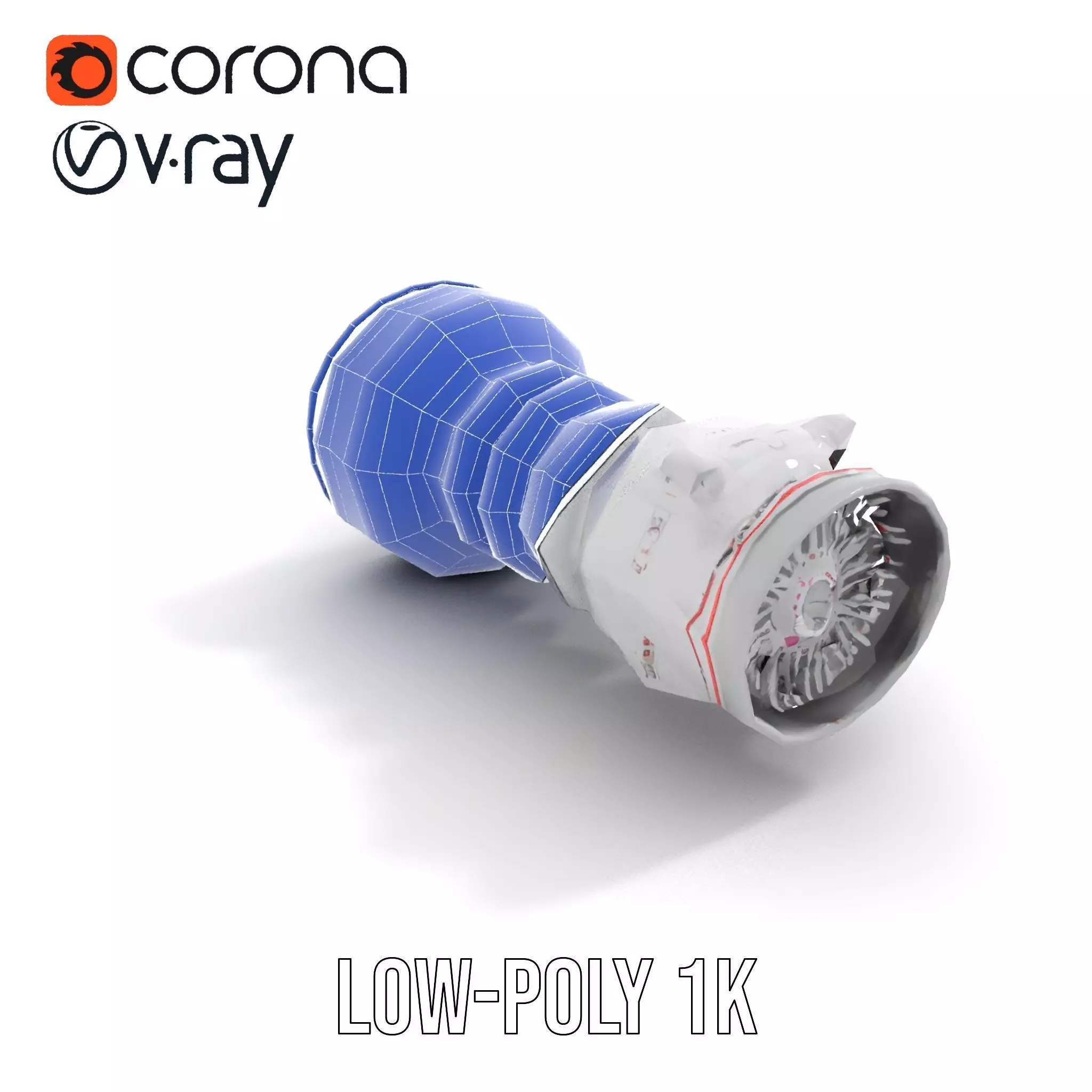 Advanced Jet Engine Model Pack Detailed Turbine Design Low-poly 3D model_23