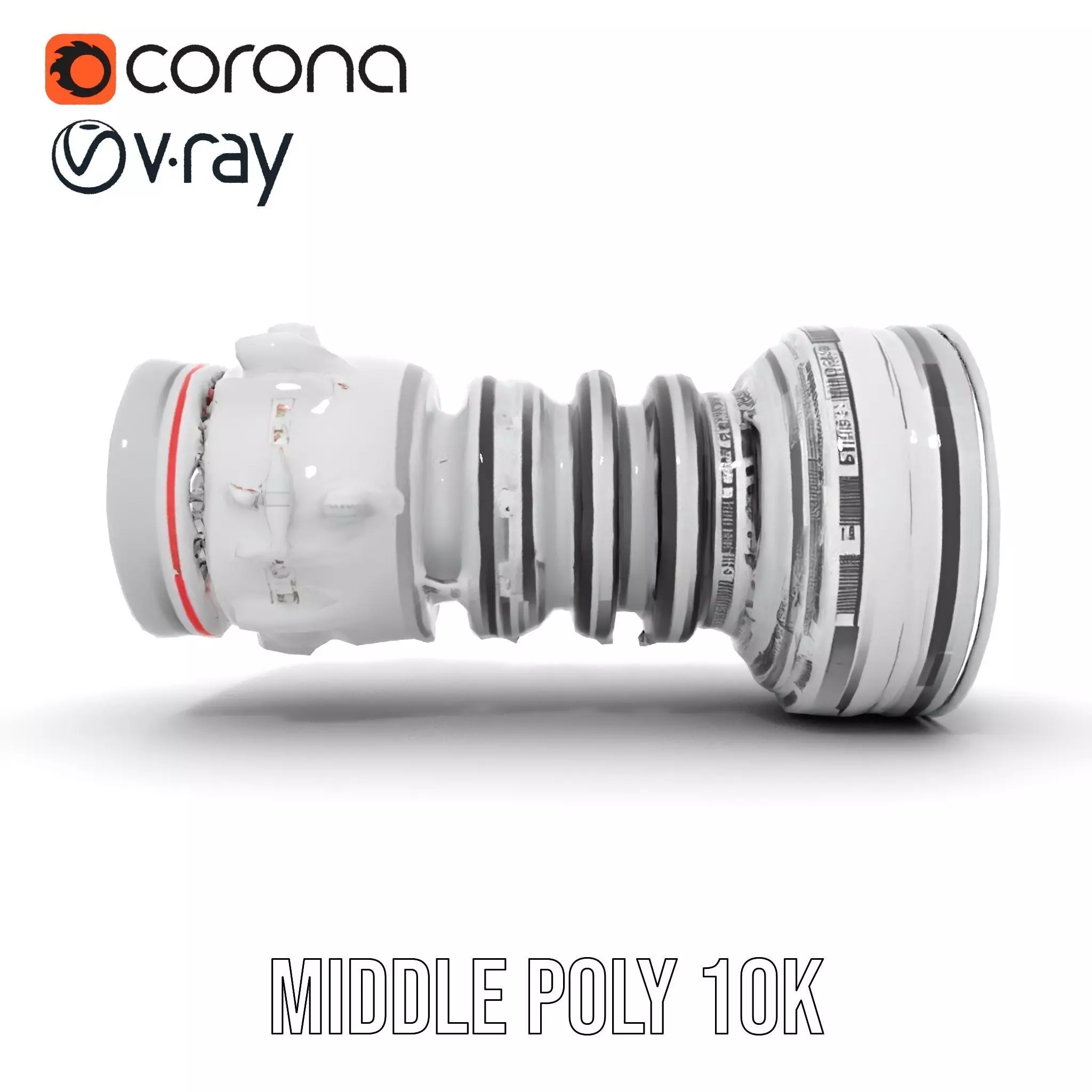 Advanced Jet Engine Model Pack Detailed Turbine Design Low-poly 3D model_6