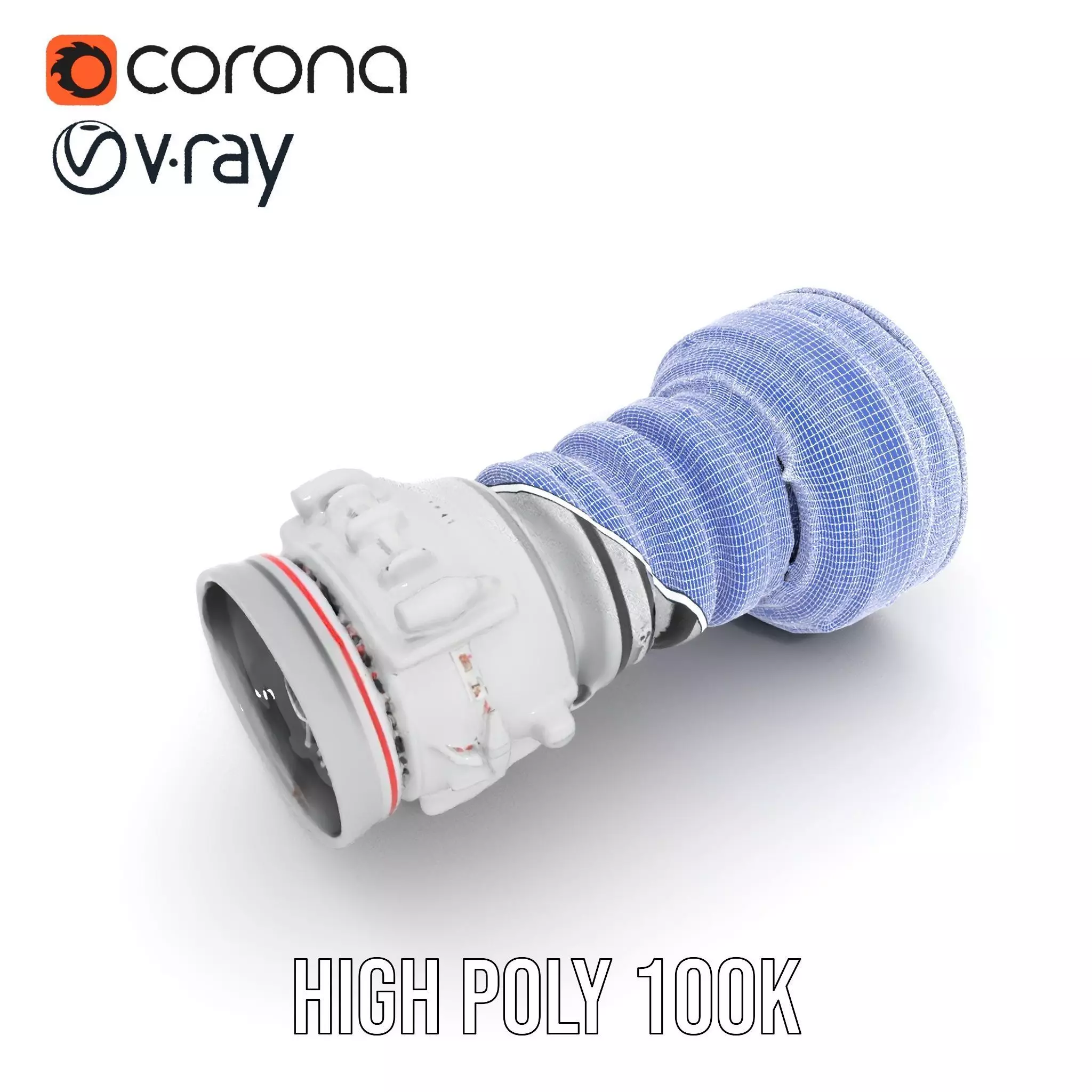 Advanced Jet Engine Model Pack Detailed Turbine Design Low-poly 3D model_27