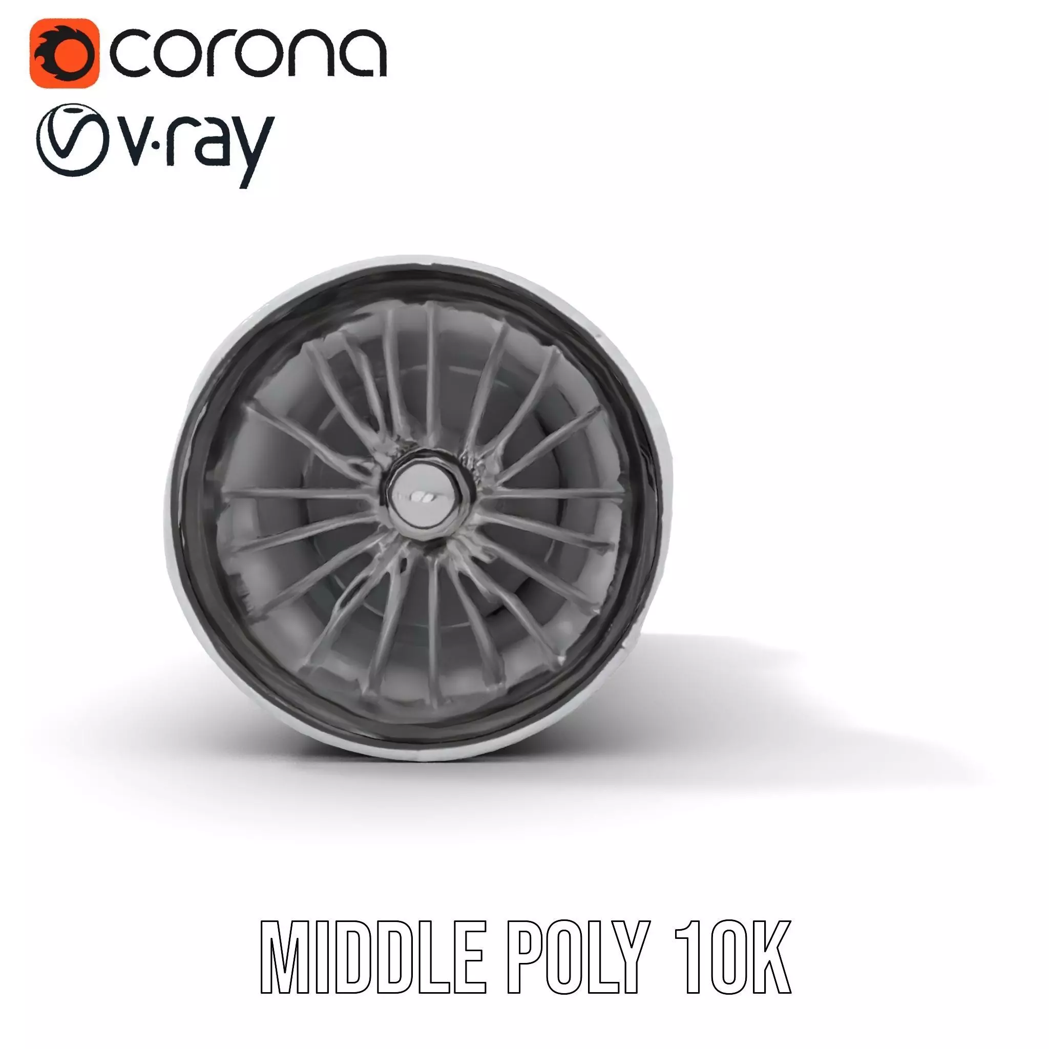 Advanced Jet Engine Model Pack Detailed Turbine Design Low-poly 3D model_14