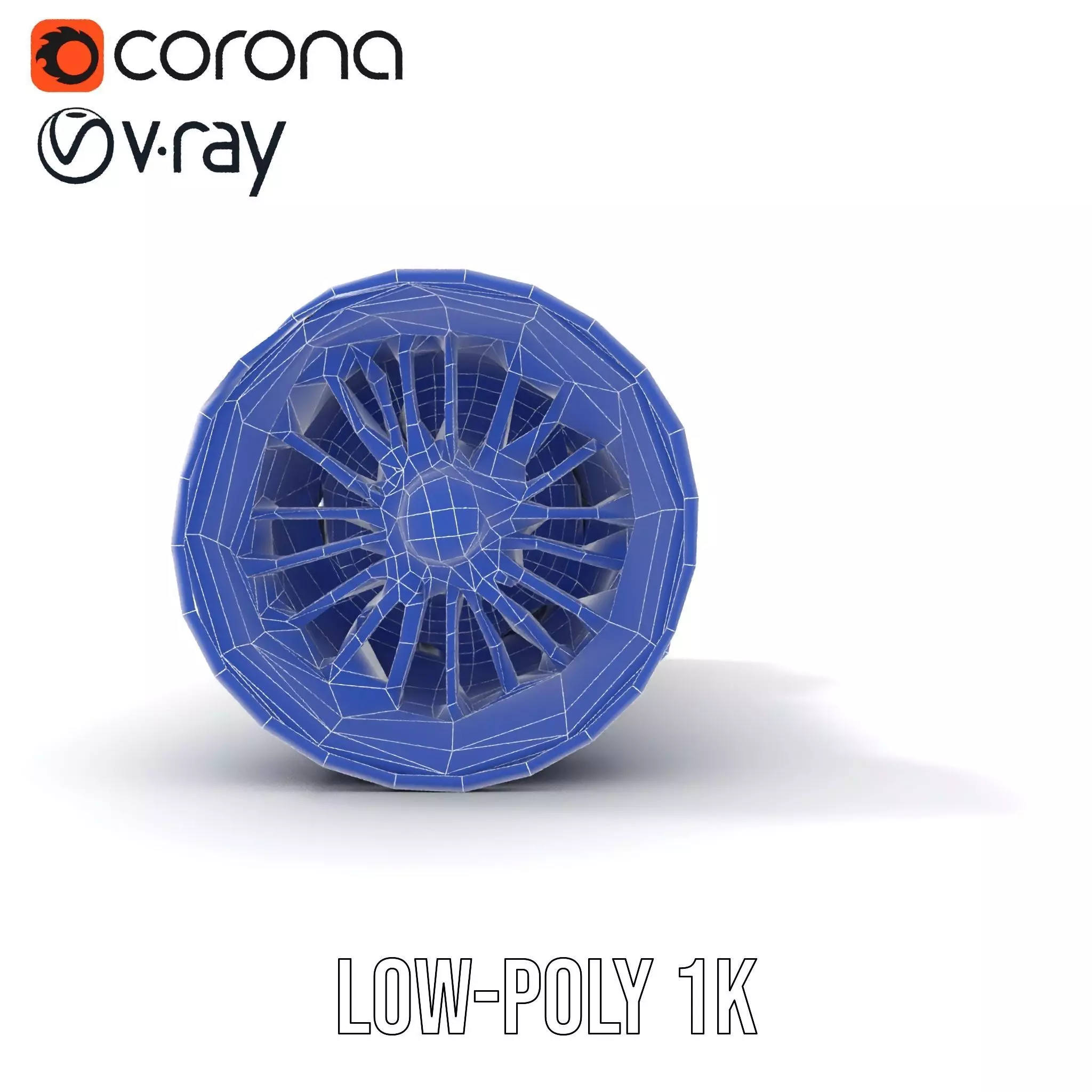 Advanced Jet Engine Model Pack Detailed Turbine Design Low-poly 3D model_26