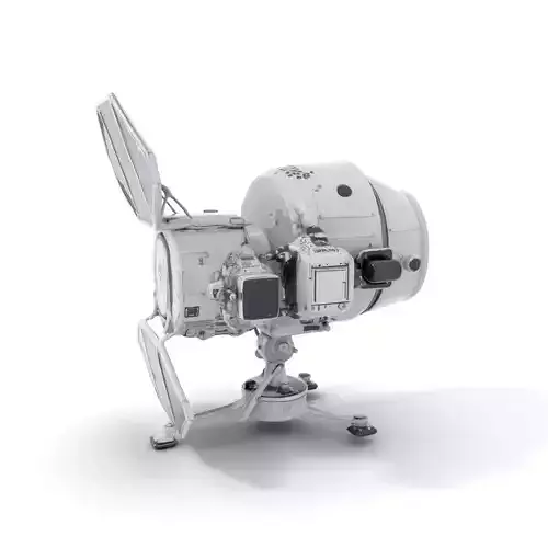 Spacecraft Satellite Model Pack with Rotating Panels