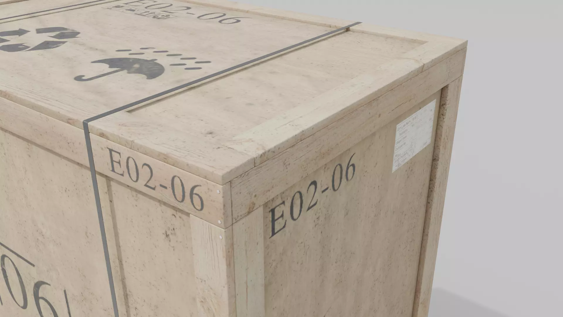 Customizable Wooden Crate Pack - Tall Assets 3D Model Collection_21