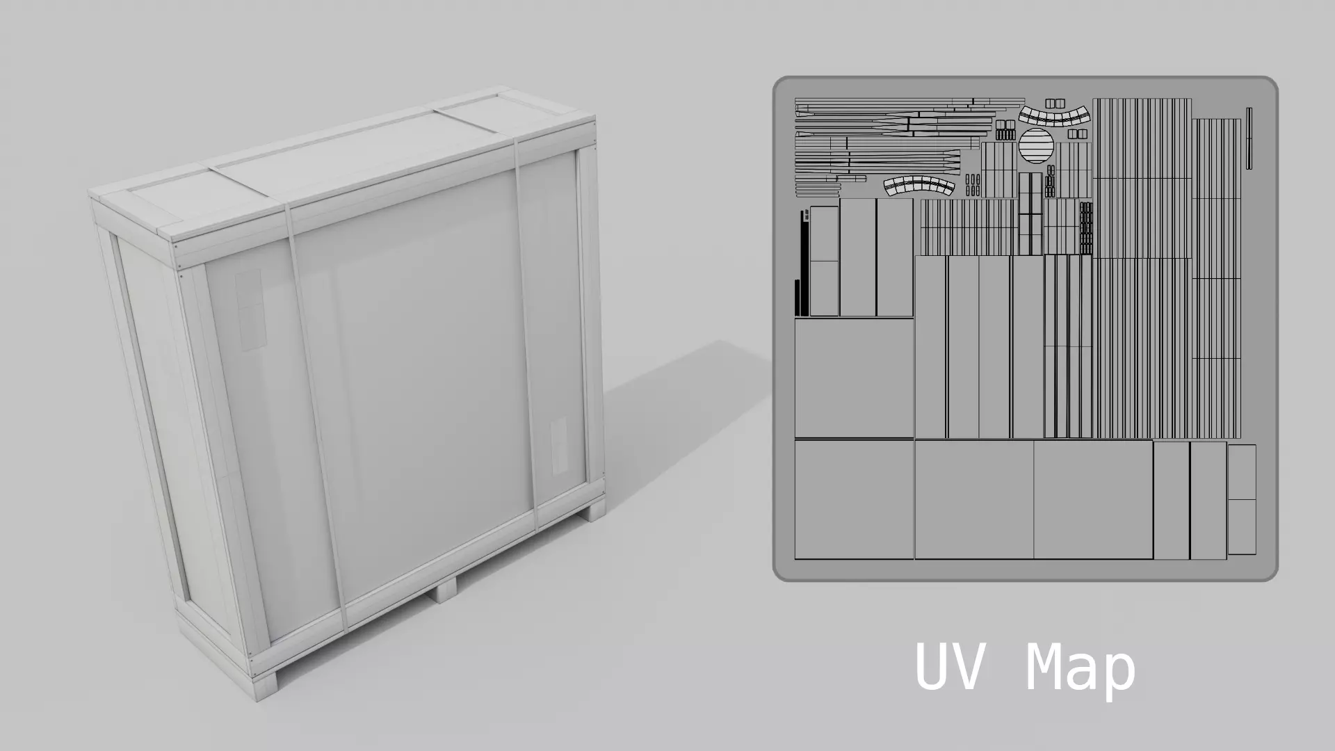 Customizable Wooden Crate Pack - Tall Assets 3D Model Collection_40