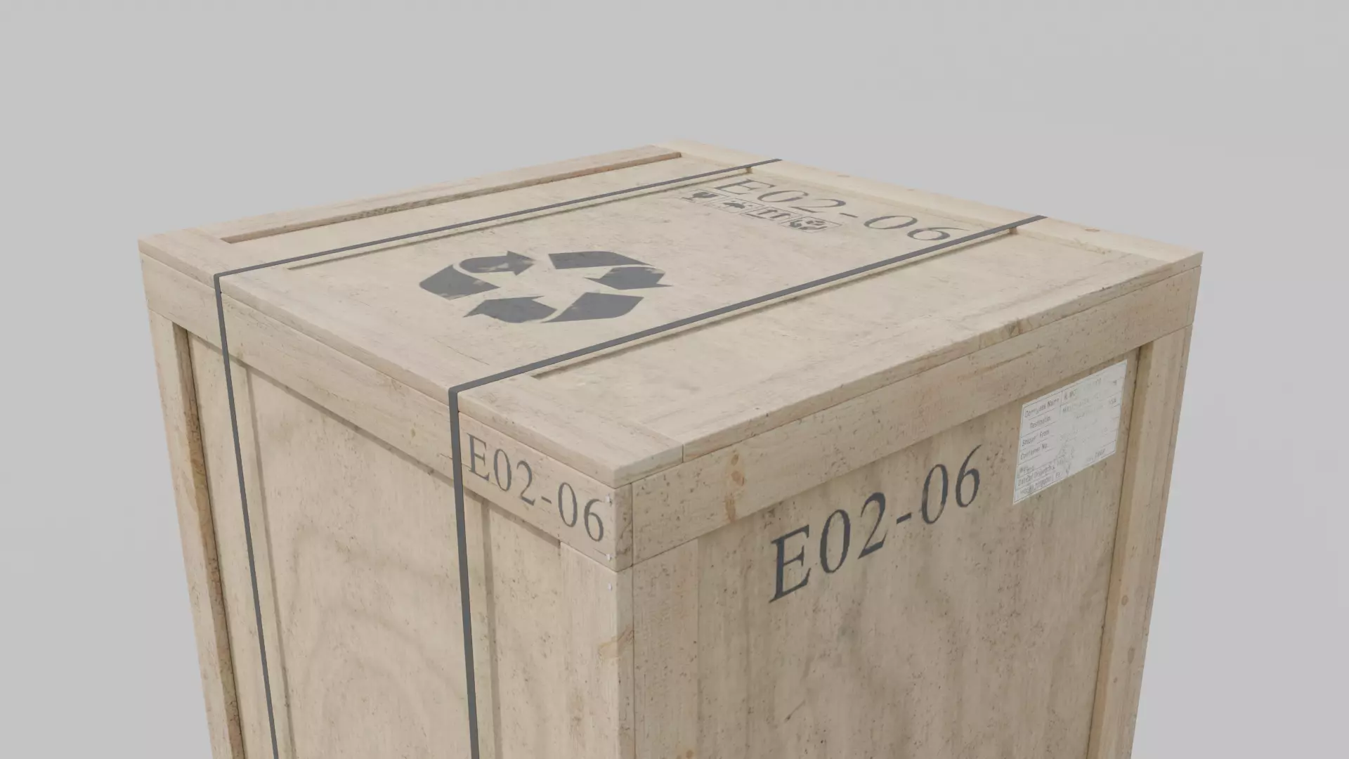 Customizable Wooden Crate Pack - Tall Assets 3D Model Collection_10