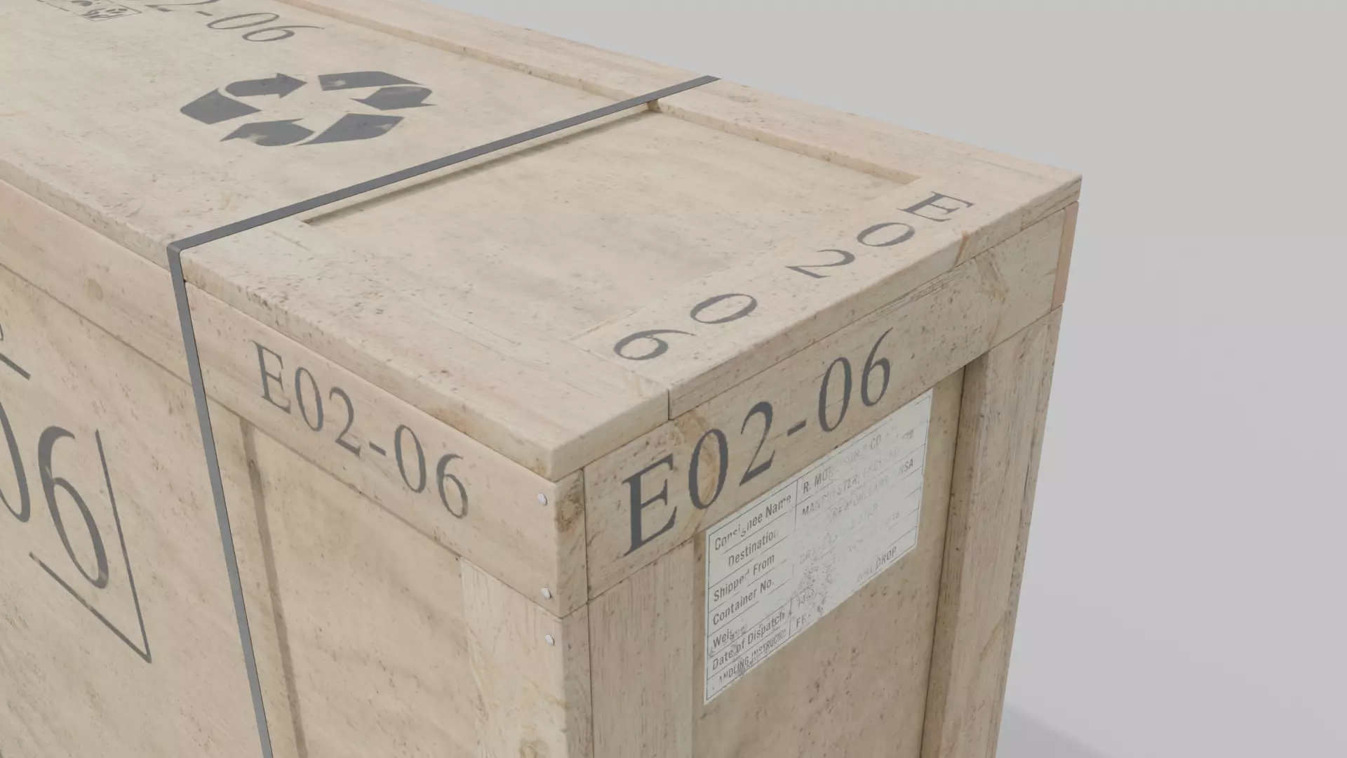 Customizable Wooden Crate Pack - Tall Assets 3D Model Collection_32