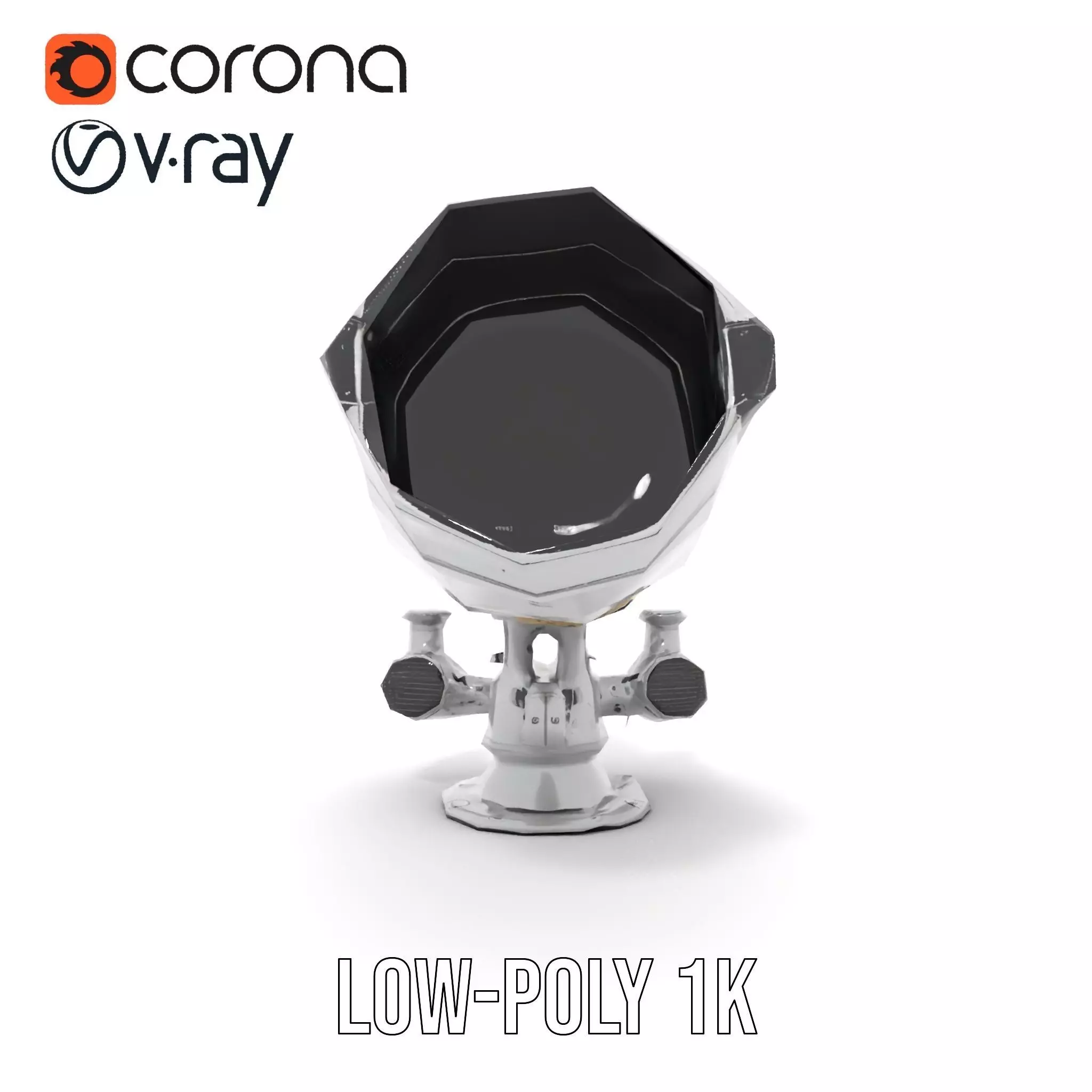 Advanced Telescope Model Pack for Simulation and Visualization Low-poly 3D model_18