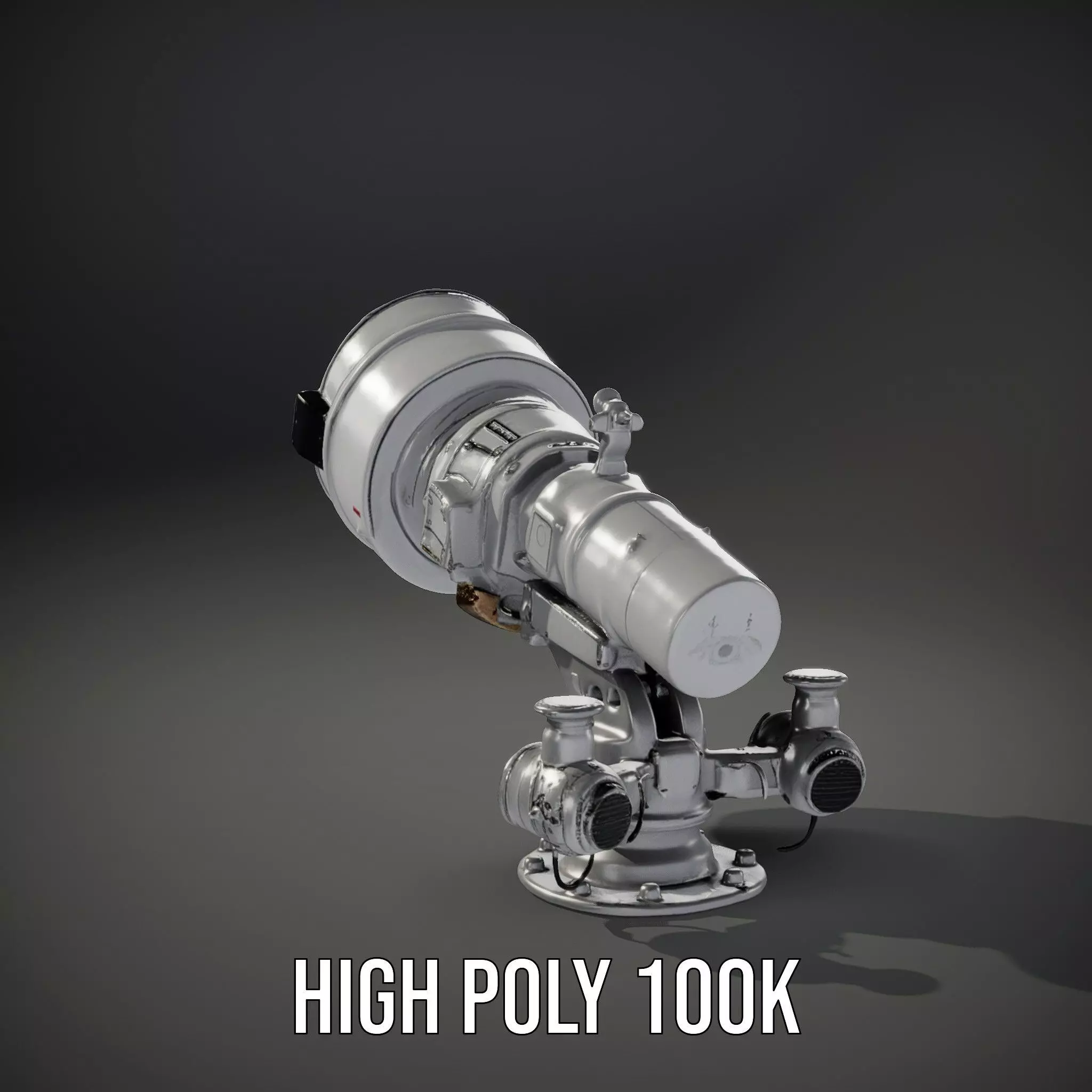 Advanced Telescope Model Pack for Simulation and Visualization Low-poly 3D model_11