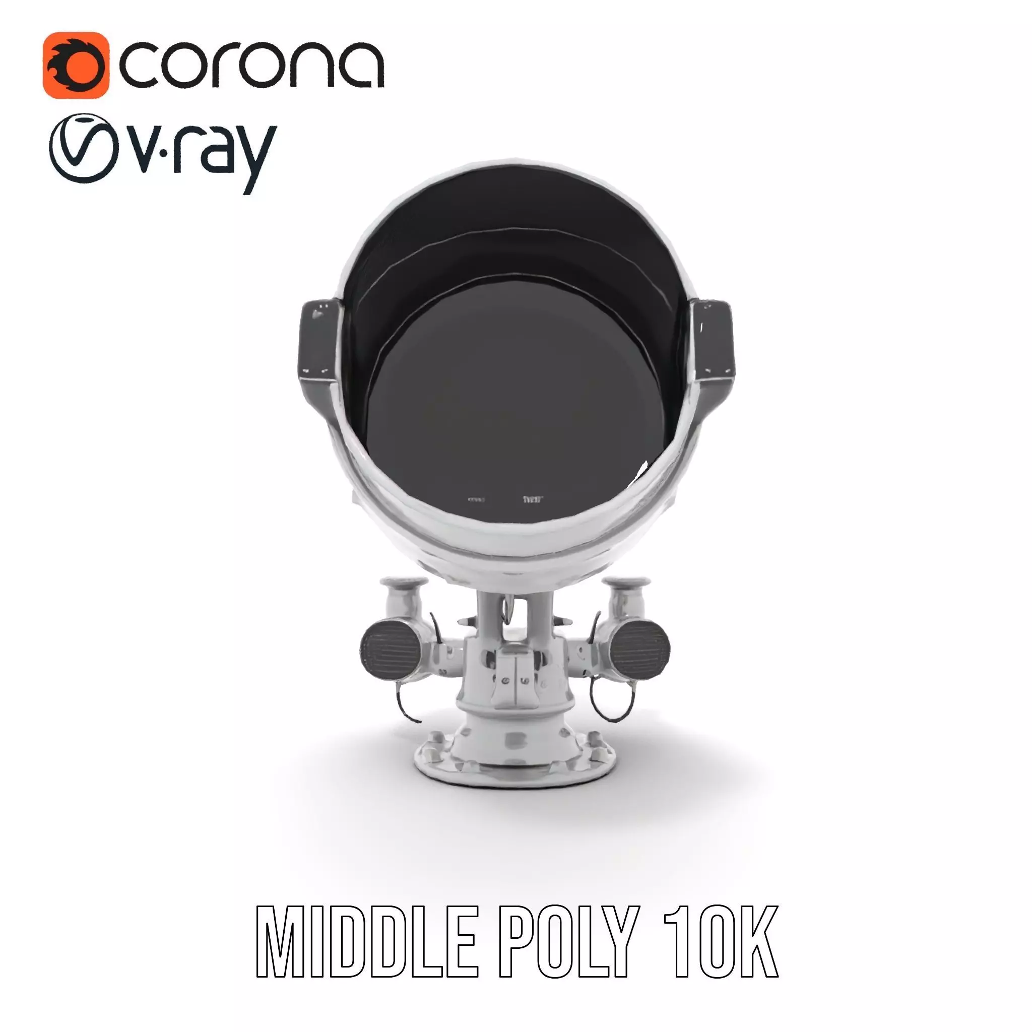 Advanced Telescope Model Pack for Simulation and Visualization Low-poly 3D model_22