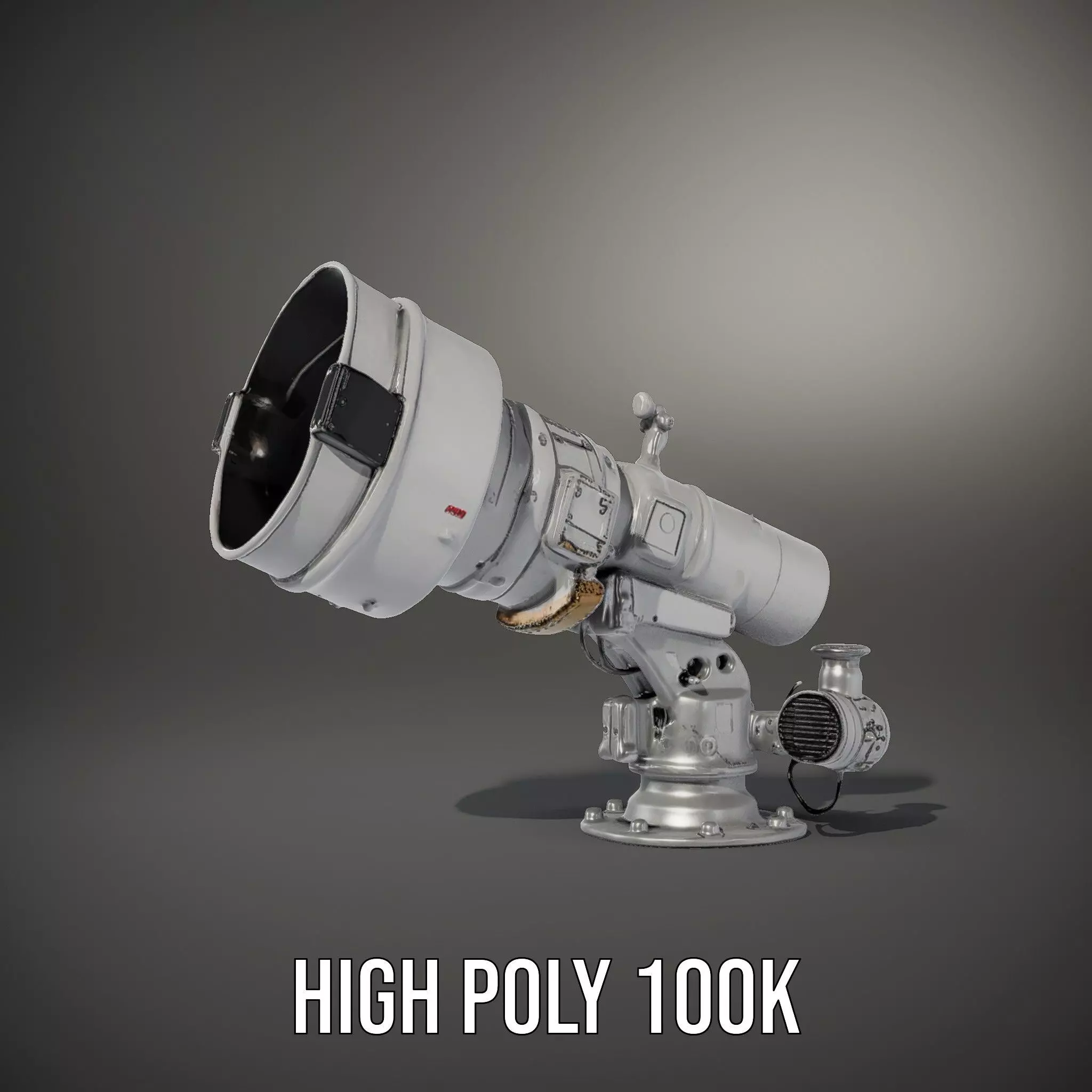 Advanced Telescope Model Pack for Simulation and Visualization Low-poly 3D model_9