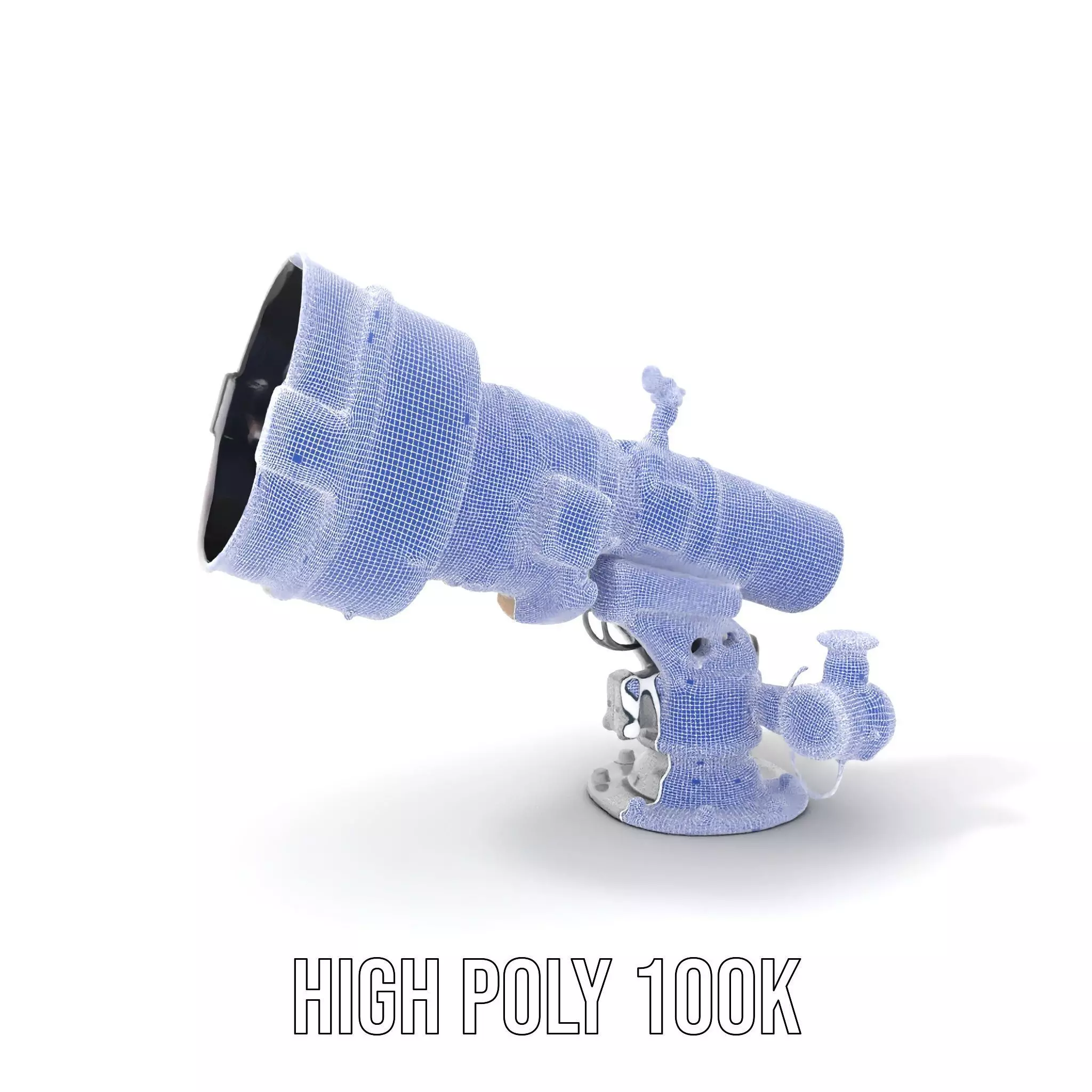 Advanced Telescope Model Pack for Simulation and Visualization Low-poly 3D model_5