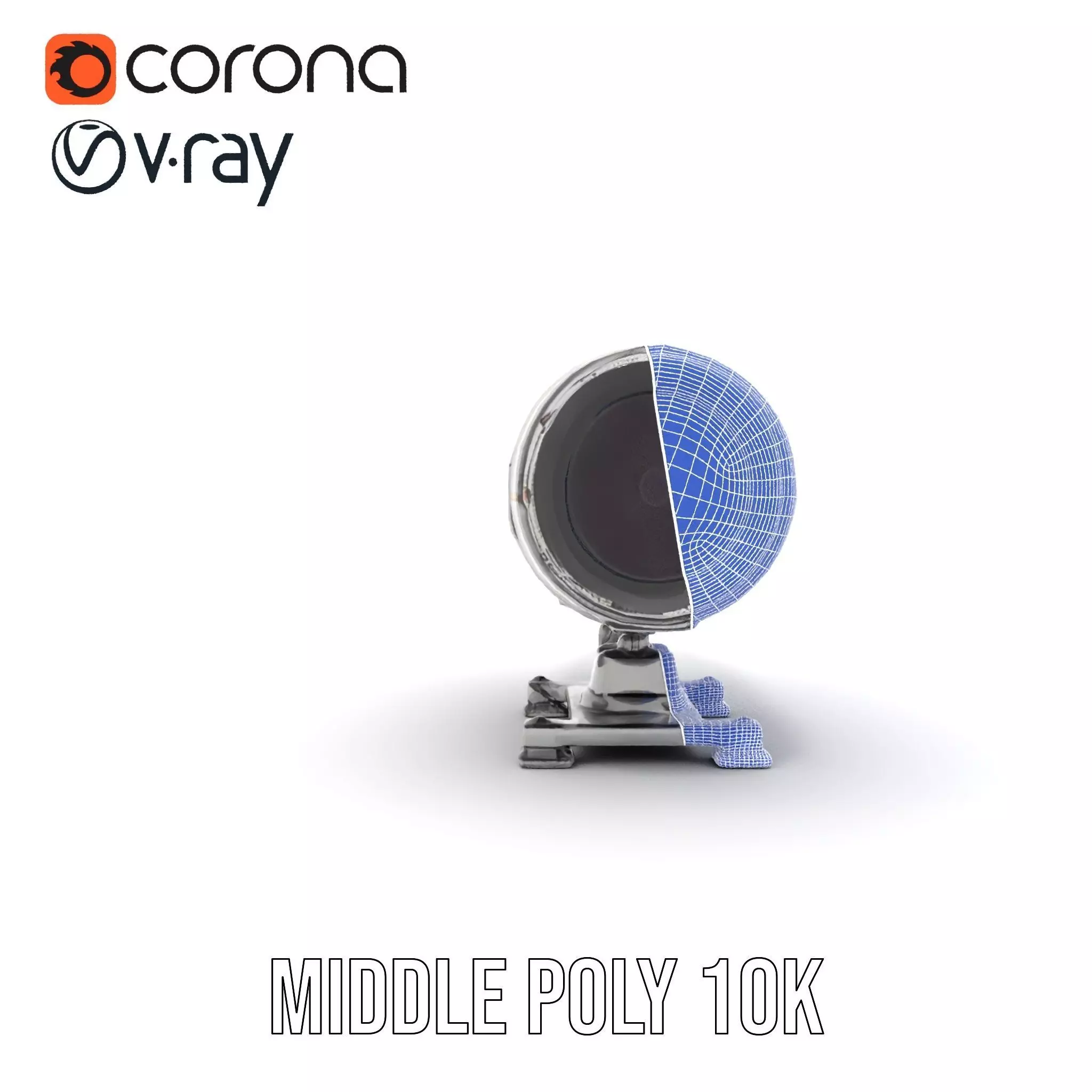 Futuristic Turret Model Pack Low-poly 3D model_31