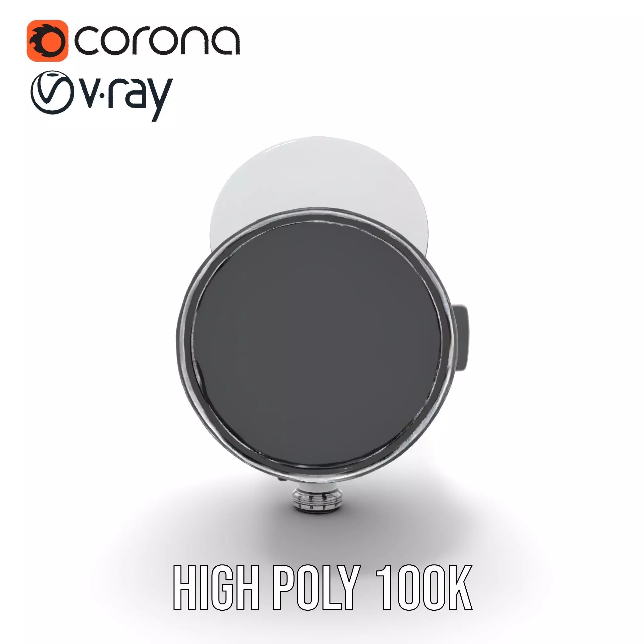 Futuristic Surveillance Camera Model Pack Low-poly 3D model_29