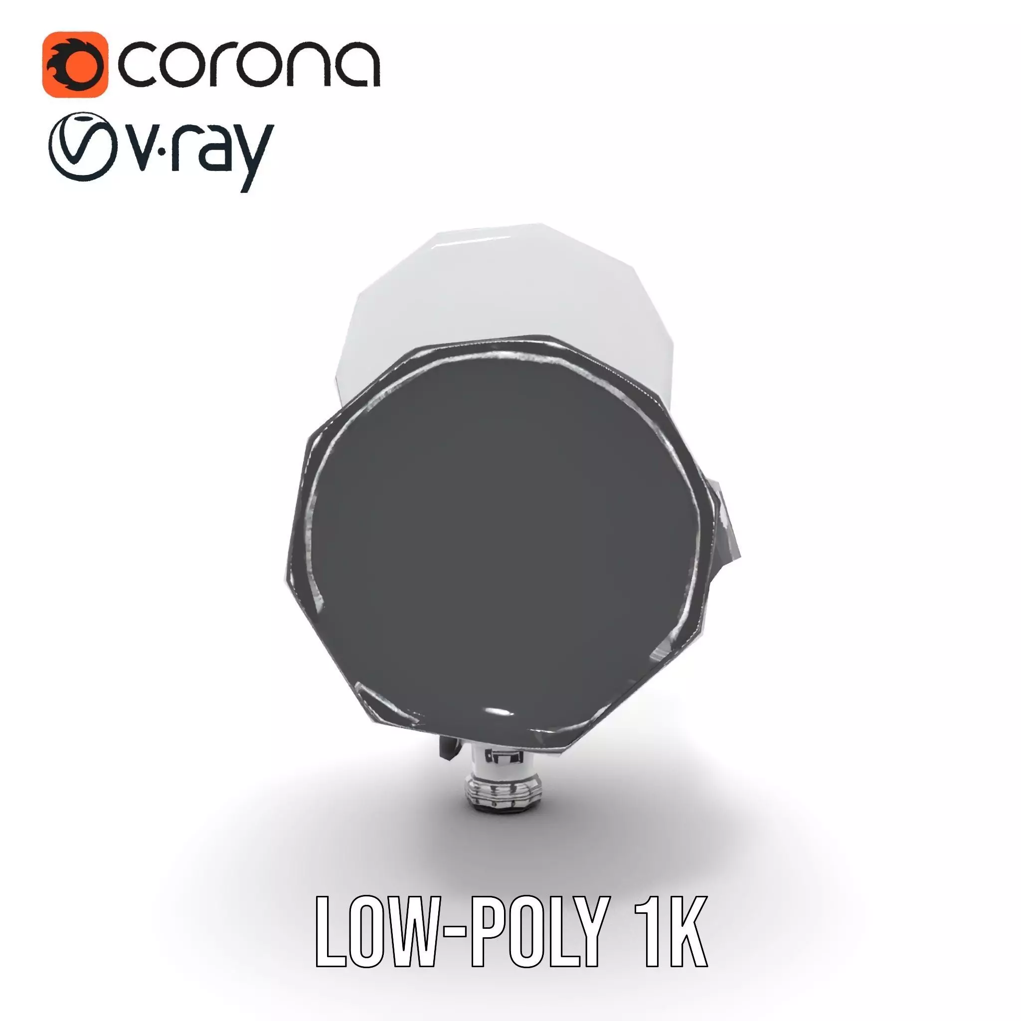 Futuristic Surveillance Camera Model Pack Low-poly 3D model_17