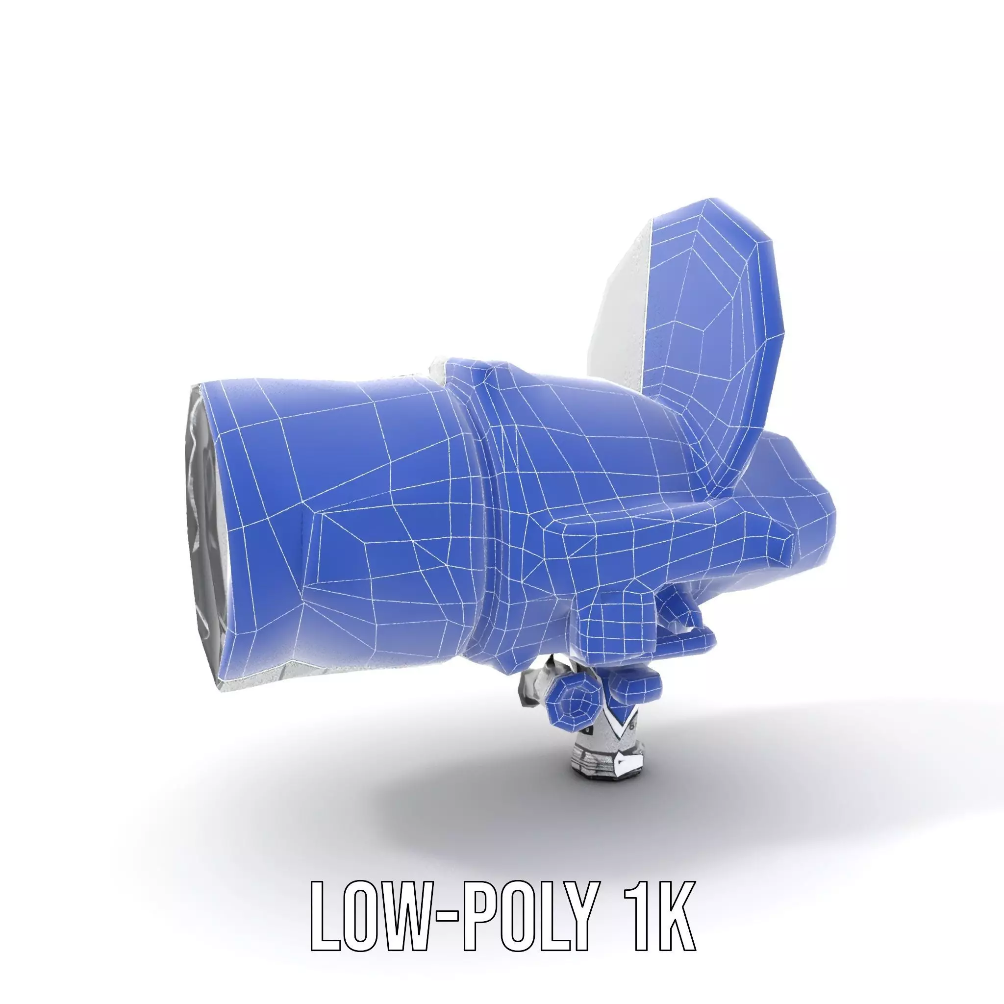 Futuristic Surveillance Camera Model Pack Low-poly 3D model_26