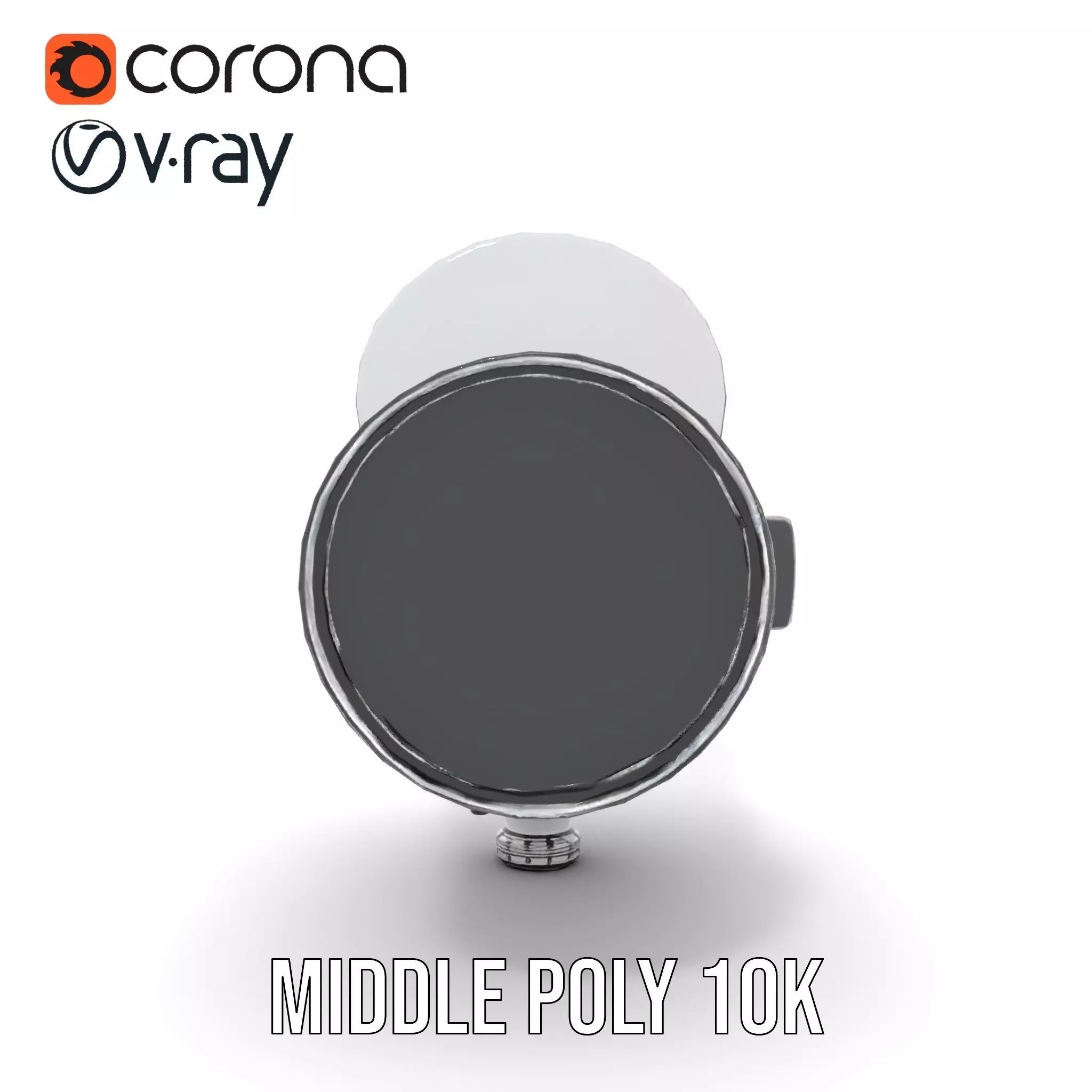 Futuristic Surveillance Camera Model Pack Low-poly 3D model_25