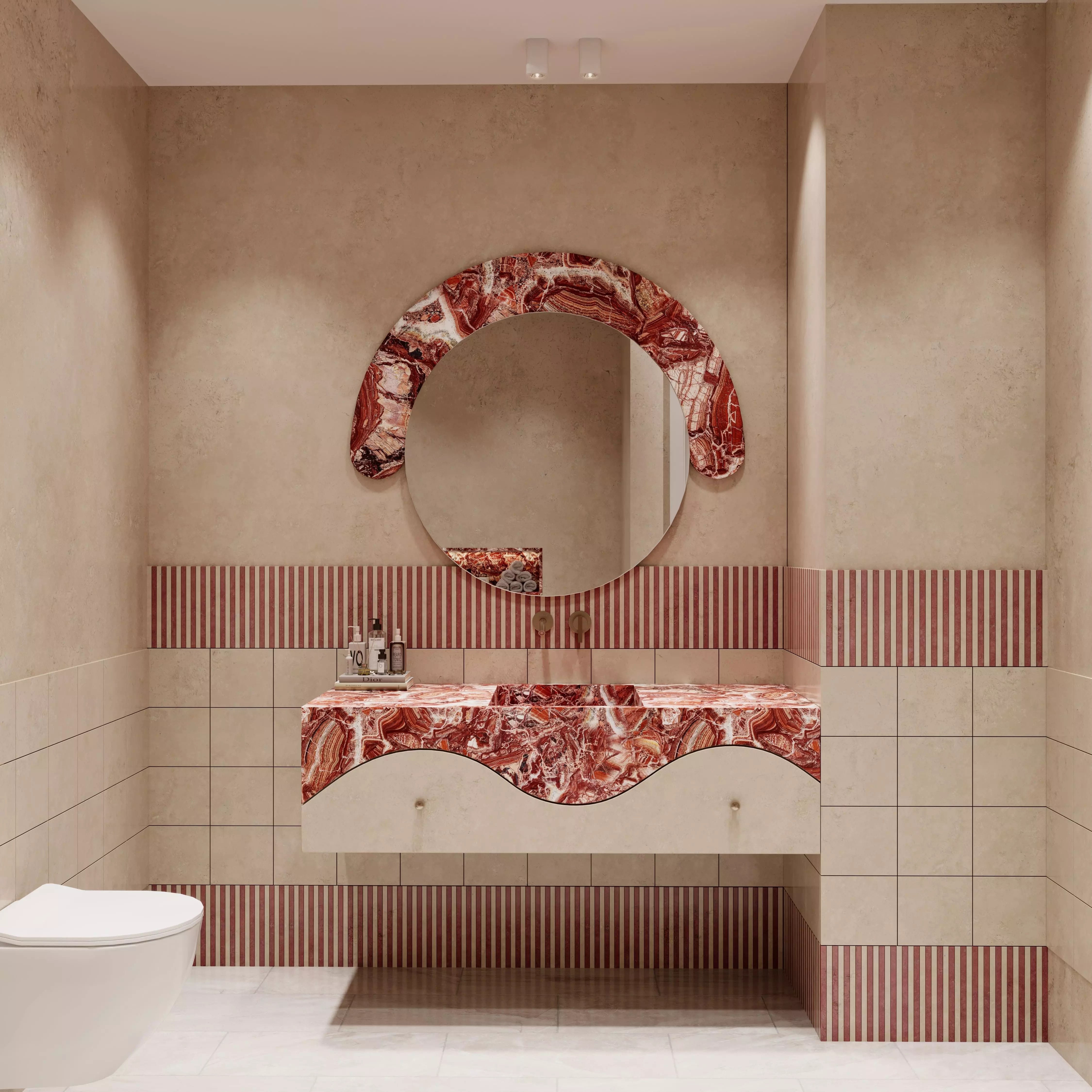 PINK BATHROOM PROJECT 3D model