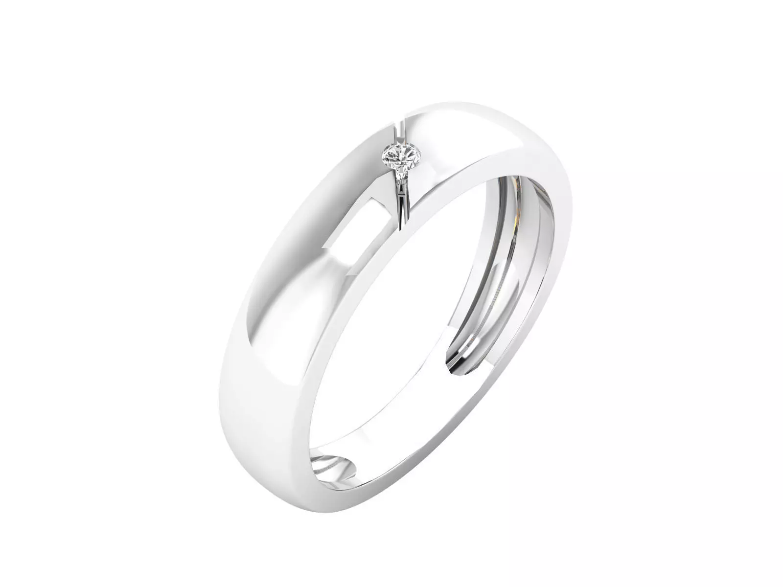 Women Ring Render 3dm STL MTL SLC JCD OBJ FBX Details 3D print model_4