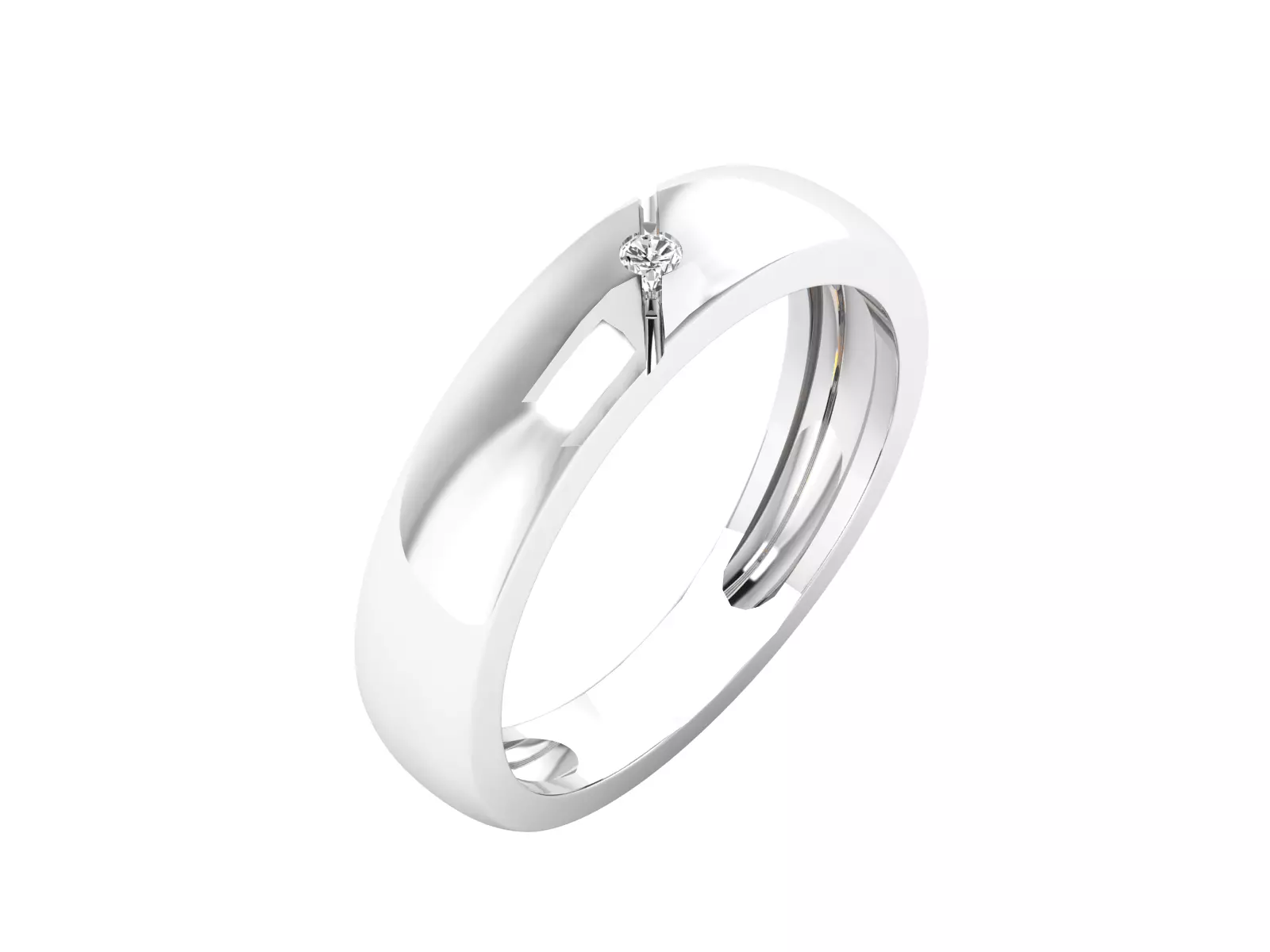 Women Ring Render 3dm STL MTL SLC JCD OBJ FBX Details 3D print model_5