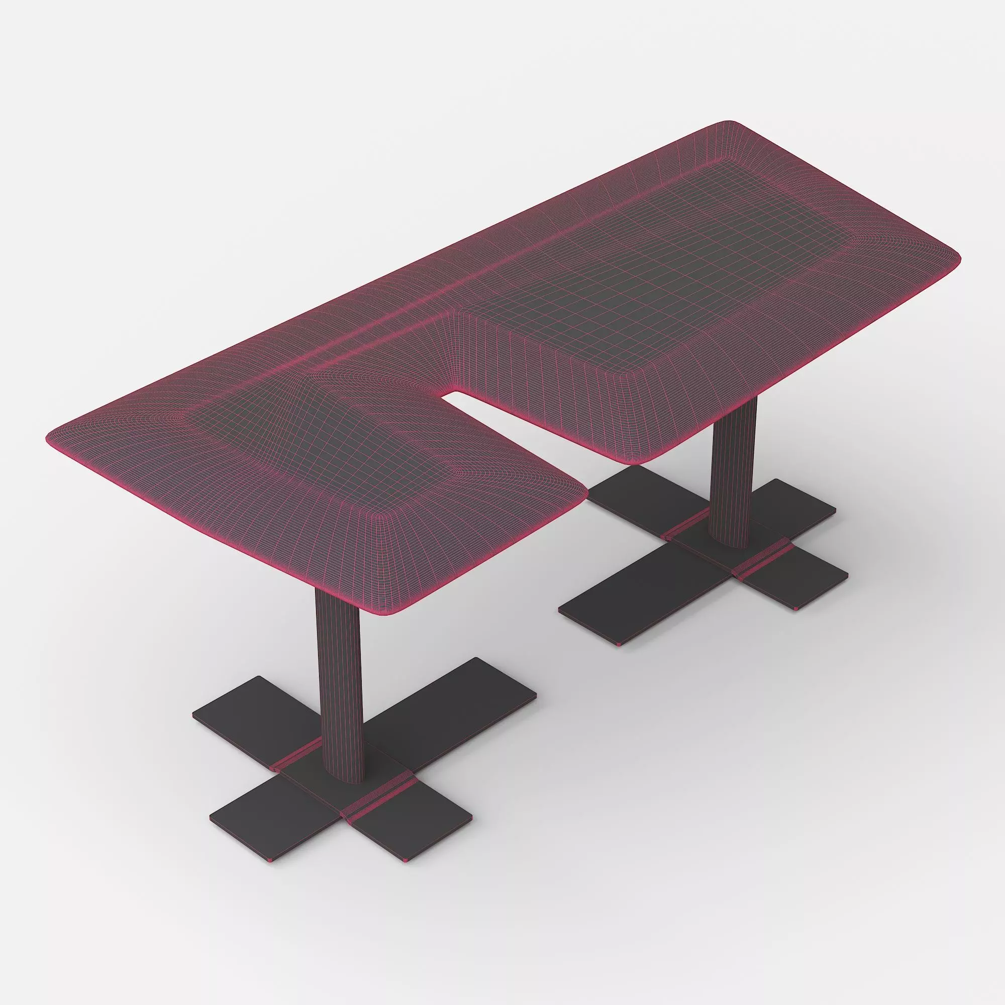 Axton Coffee Table 3D model_2
