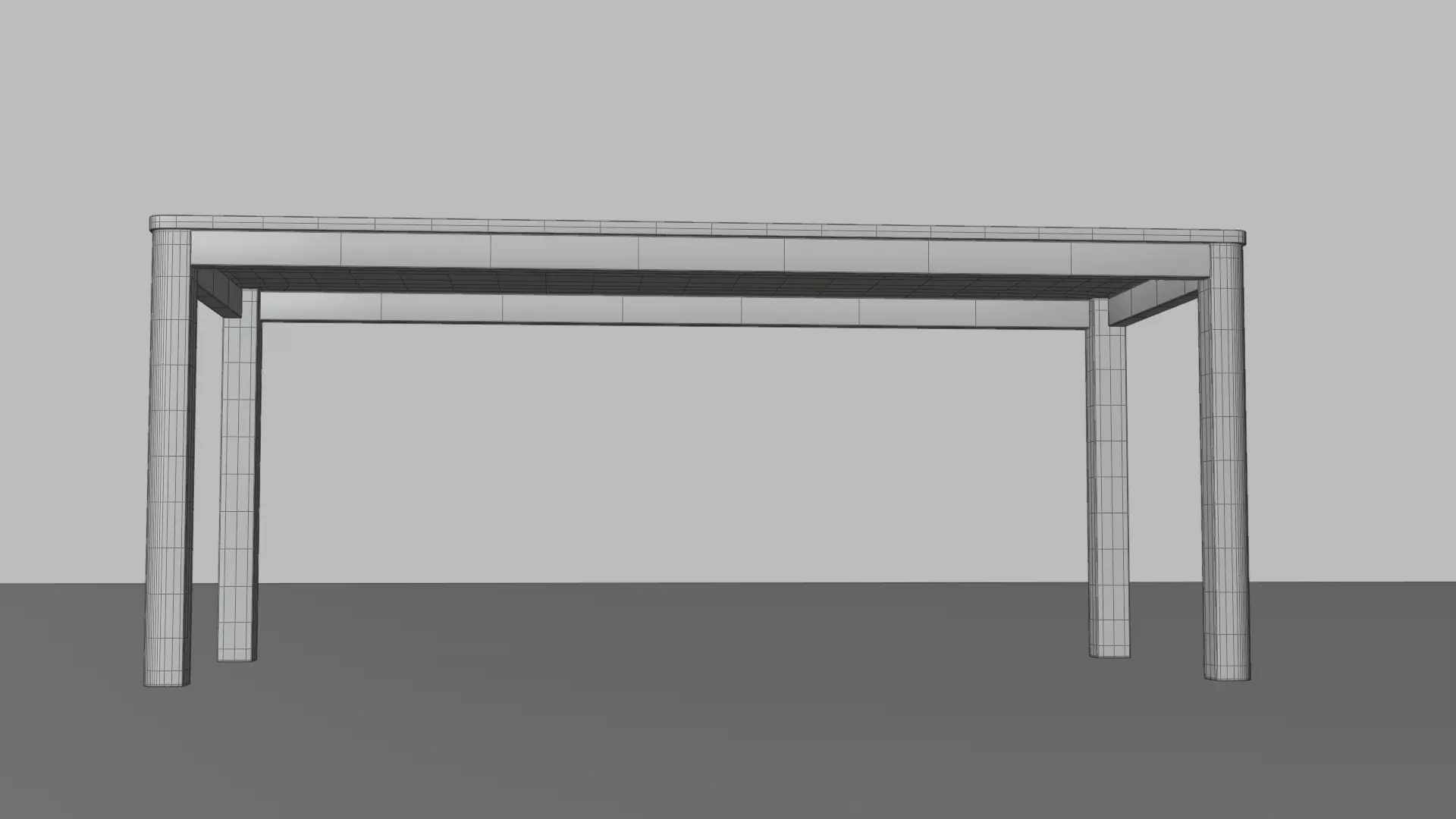 High Quality Wooden Dining Furniture 3D Model Low-poly 3D model_10