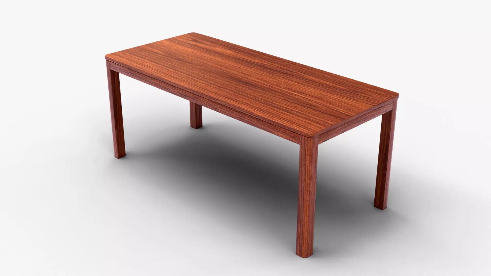 High Quality Wooden Dining Furniture 3D Model Low-poly 3D model_6