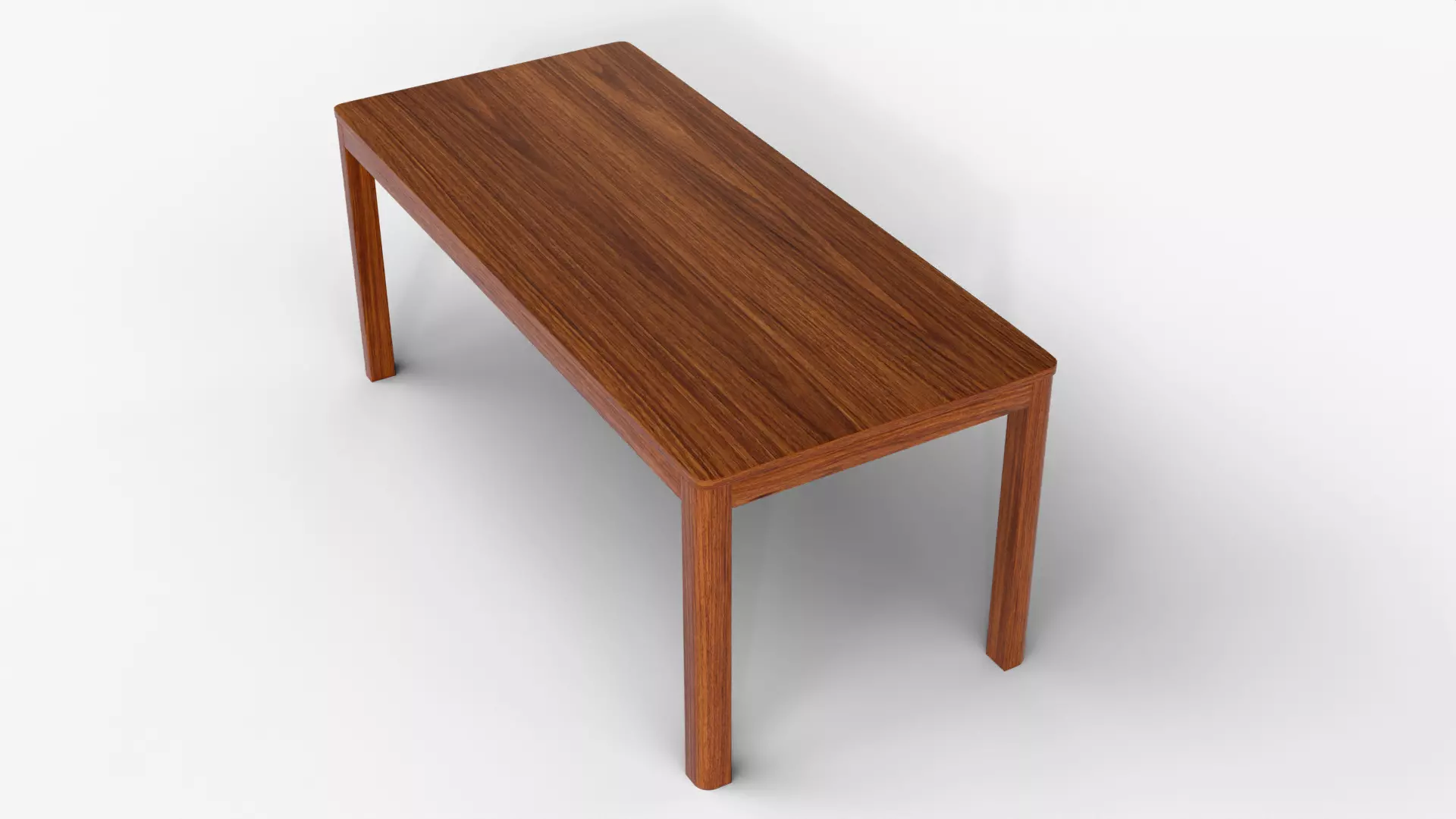 High Quality Wooden Dining Furniture 3D Model Low-poly 3D model_4