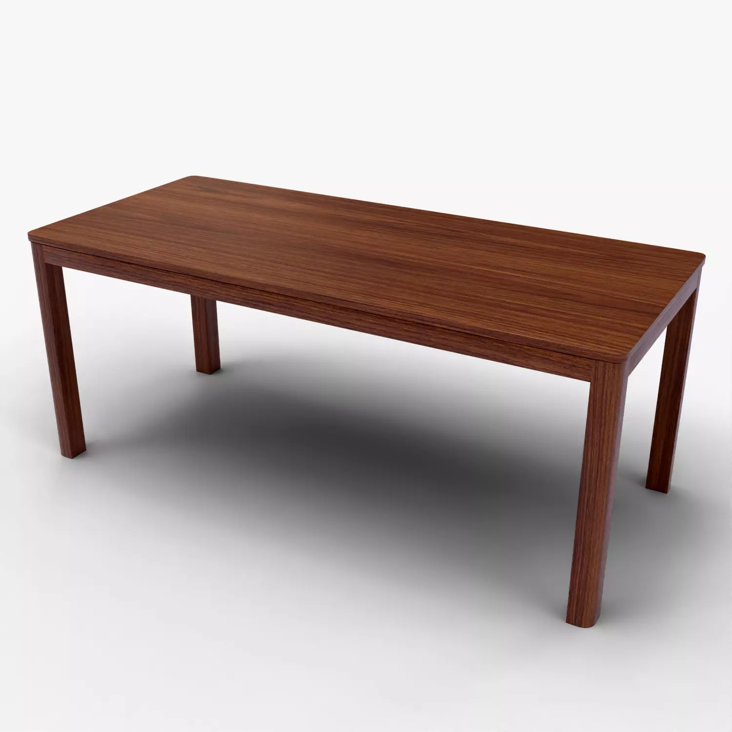 High Quality Wooden Dining Furniture 3D Model Low-poly 3D model_0