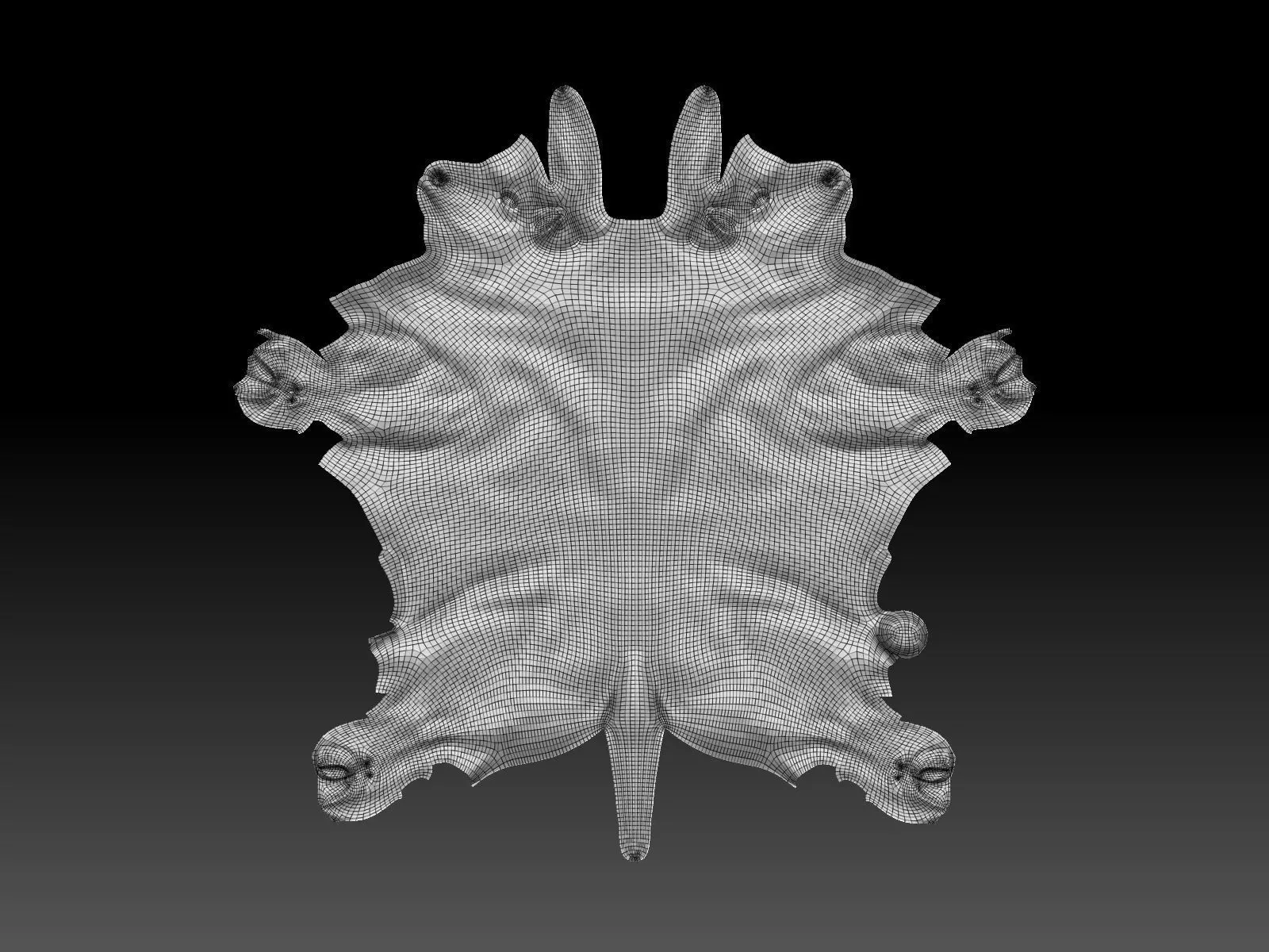 Bull - UV-Unwrapped Basic 3D Model 3D model_4