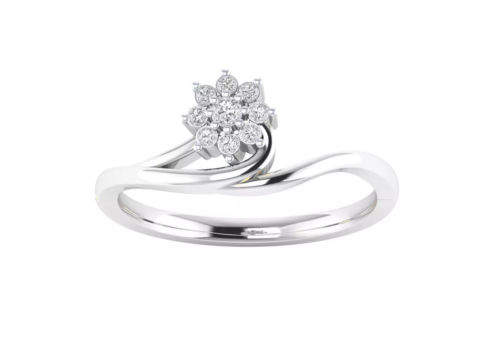 Women Ring Render 3dm STL MTL SLC JCD OBJ FBX Details 3D print model_14