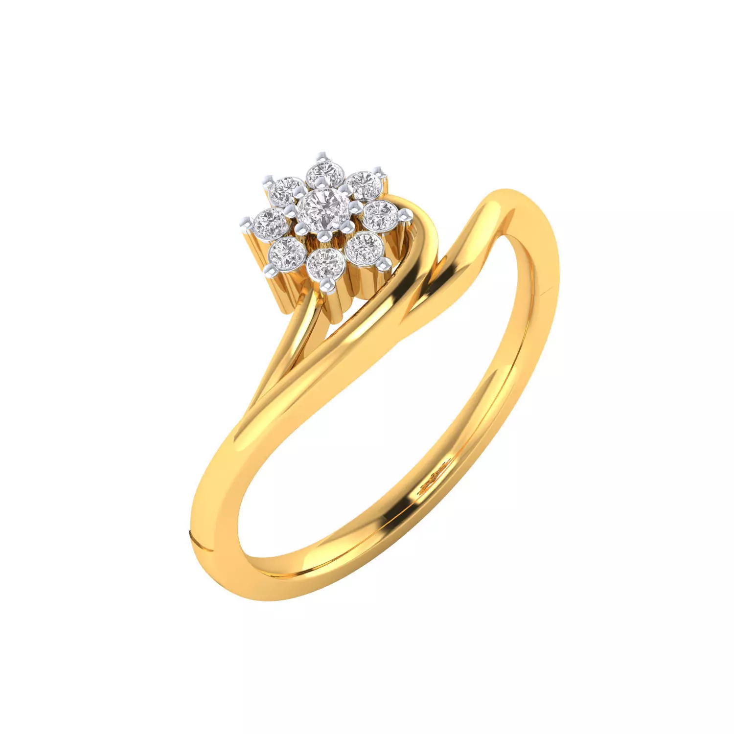 Women Ring Render 3dm STL MTL SLC JCD OBJ FBX Details 3D print model_0