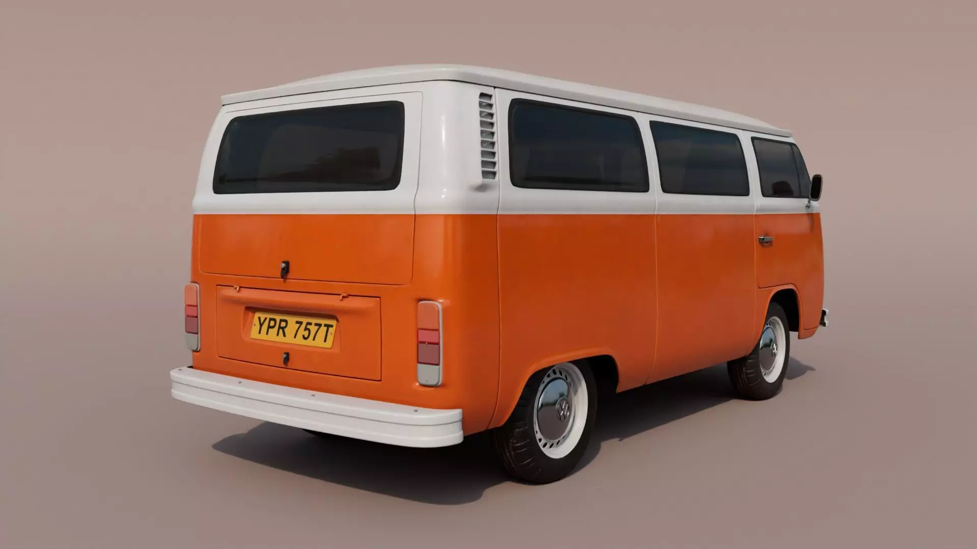 VW Campervan 3D model_1
