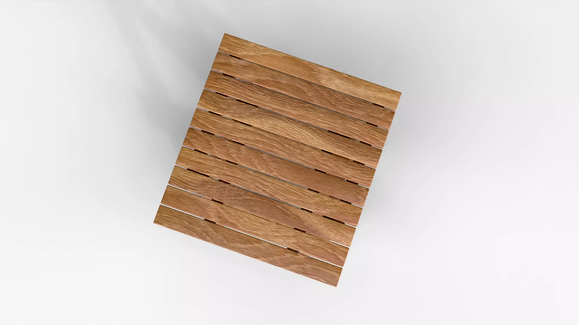 Foldable Wooden Furniture 3D Asset - Optimized Model Low-poly 3D model_3