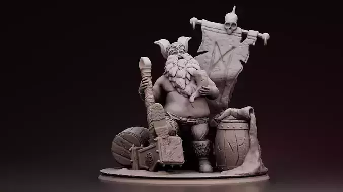 Diorama Enano Borracho