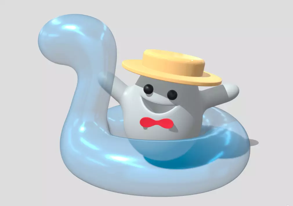 I am having fun 3D model_3