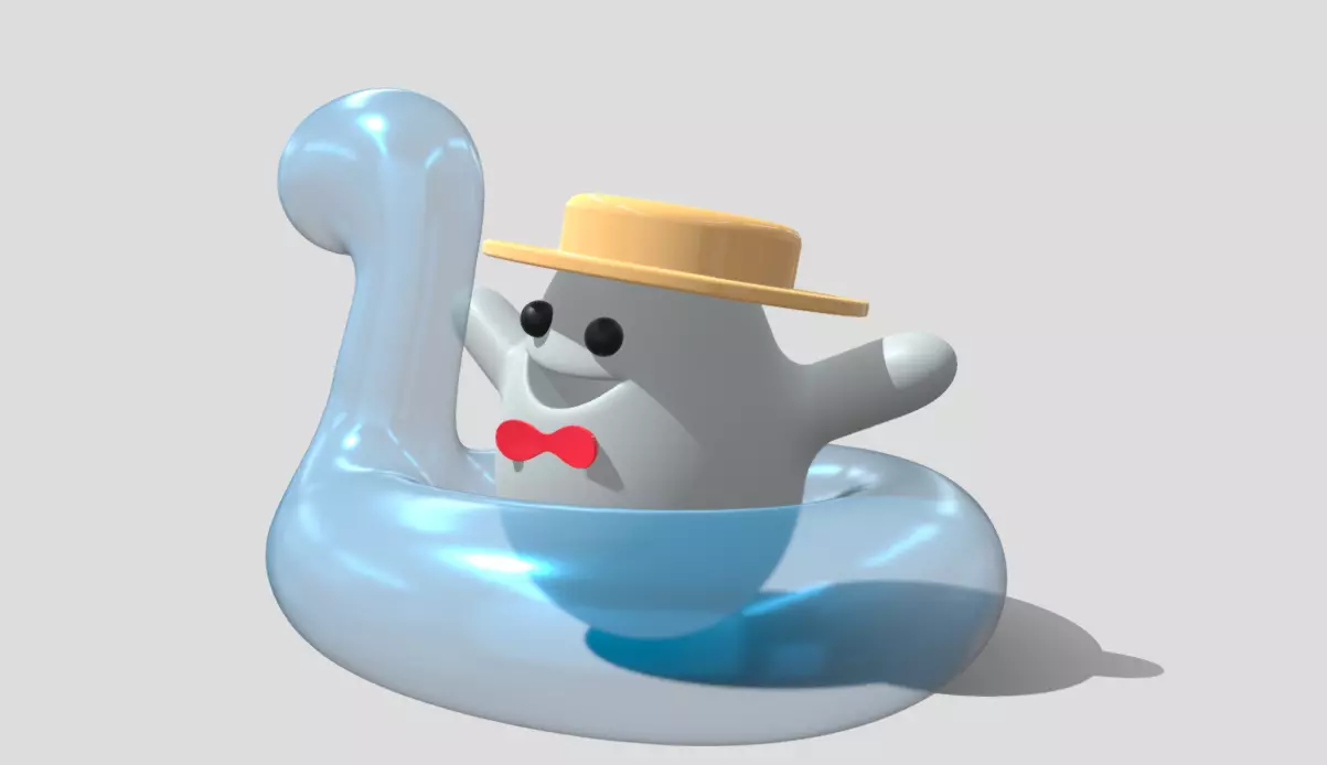 I am having fun 3D model_5