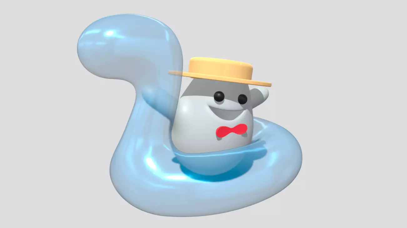 I am having fun 3D model_4