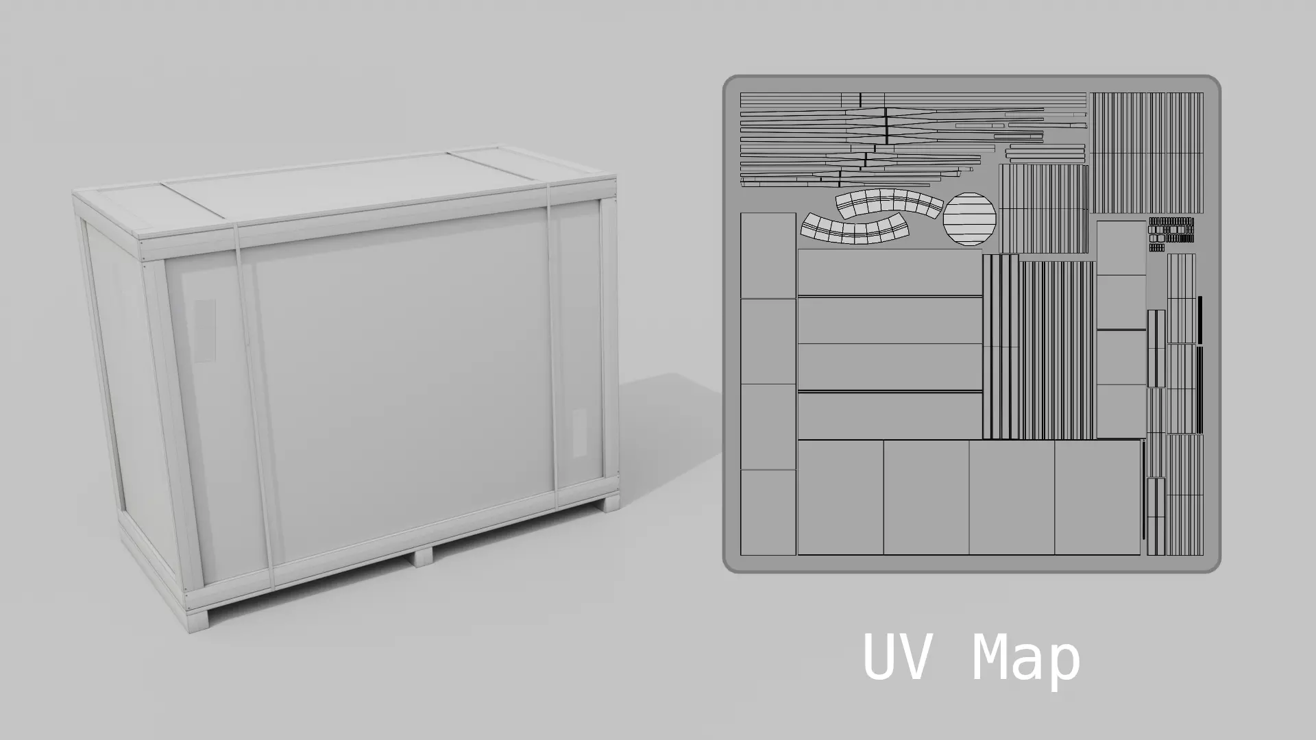 Customizable Wooden Crate Set - Industrial Layout 3D Model Collection_31