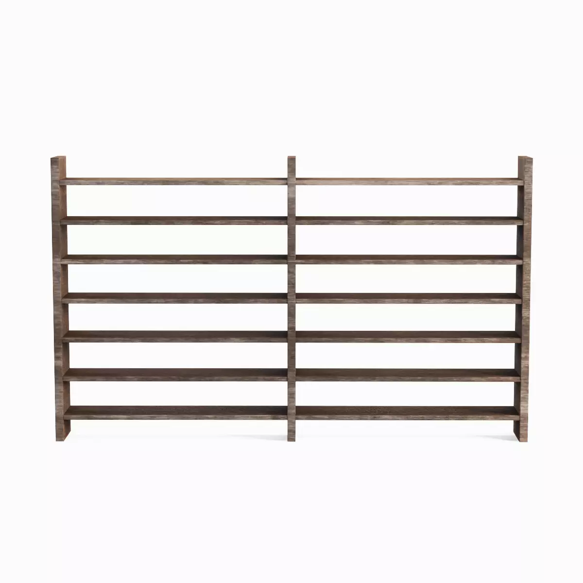 Double Sided Shelf Set Low-poly 3D model_8