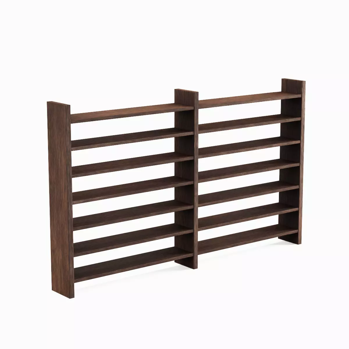 Double Sided Shelf Set Low-poly 3D model_15