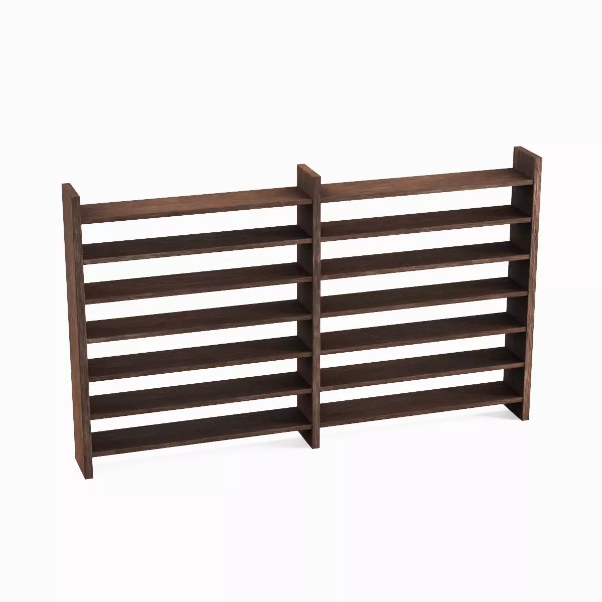 Double Sided Shelf Set Low-poly 3D model_17